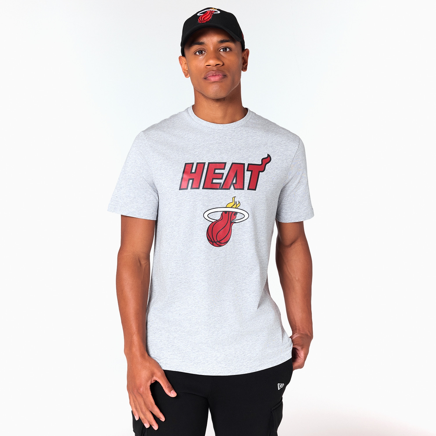 Miami Heat Team Logo NBA T-Shirt Grau