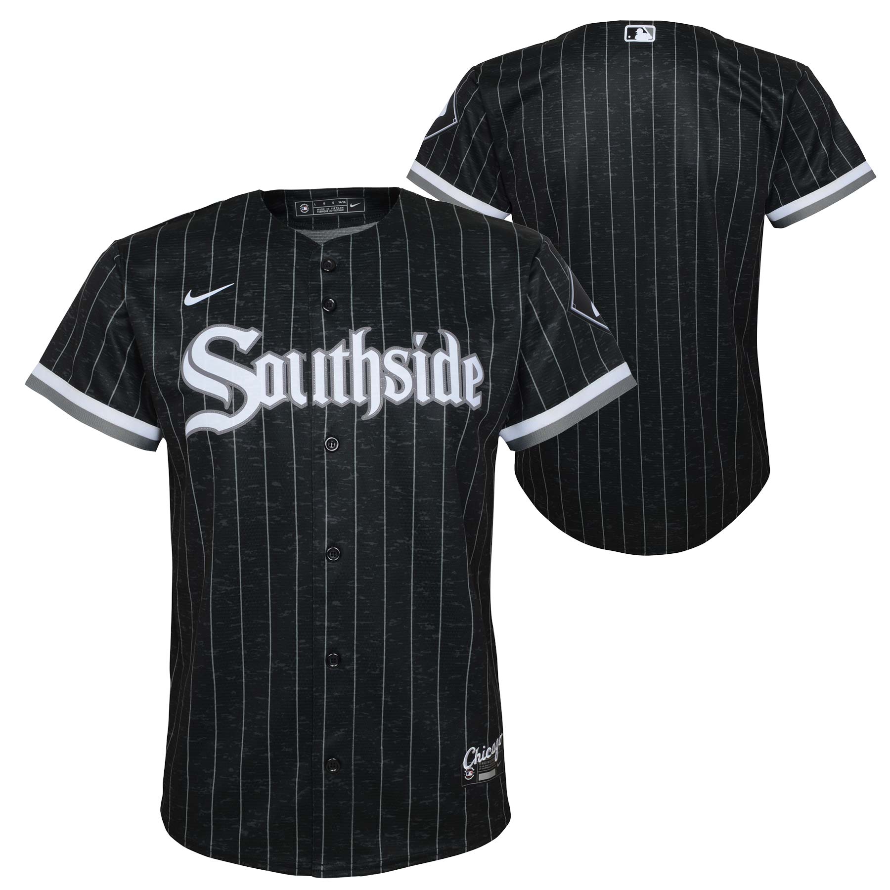 Chicago White Sox Replica City Connect MLB Trikot Pinstripe (YOUTH)