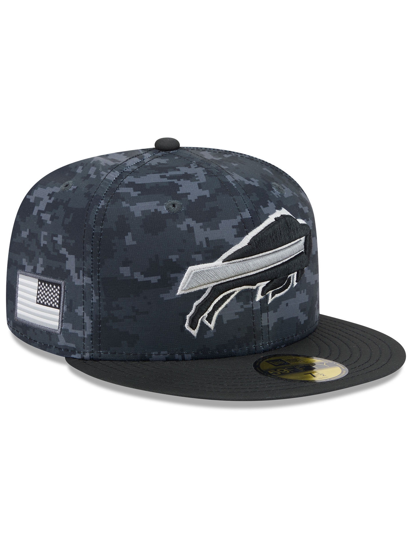 Buffalo Bills 2026 NFL Salute to Service 59FIFTY Fitted Cap Schwarz