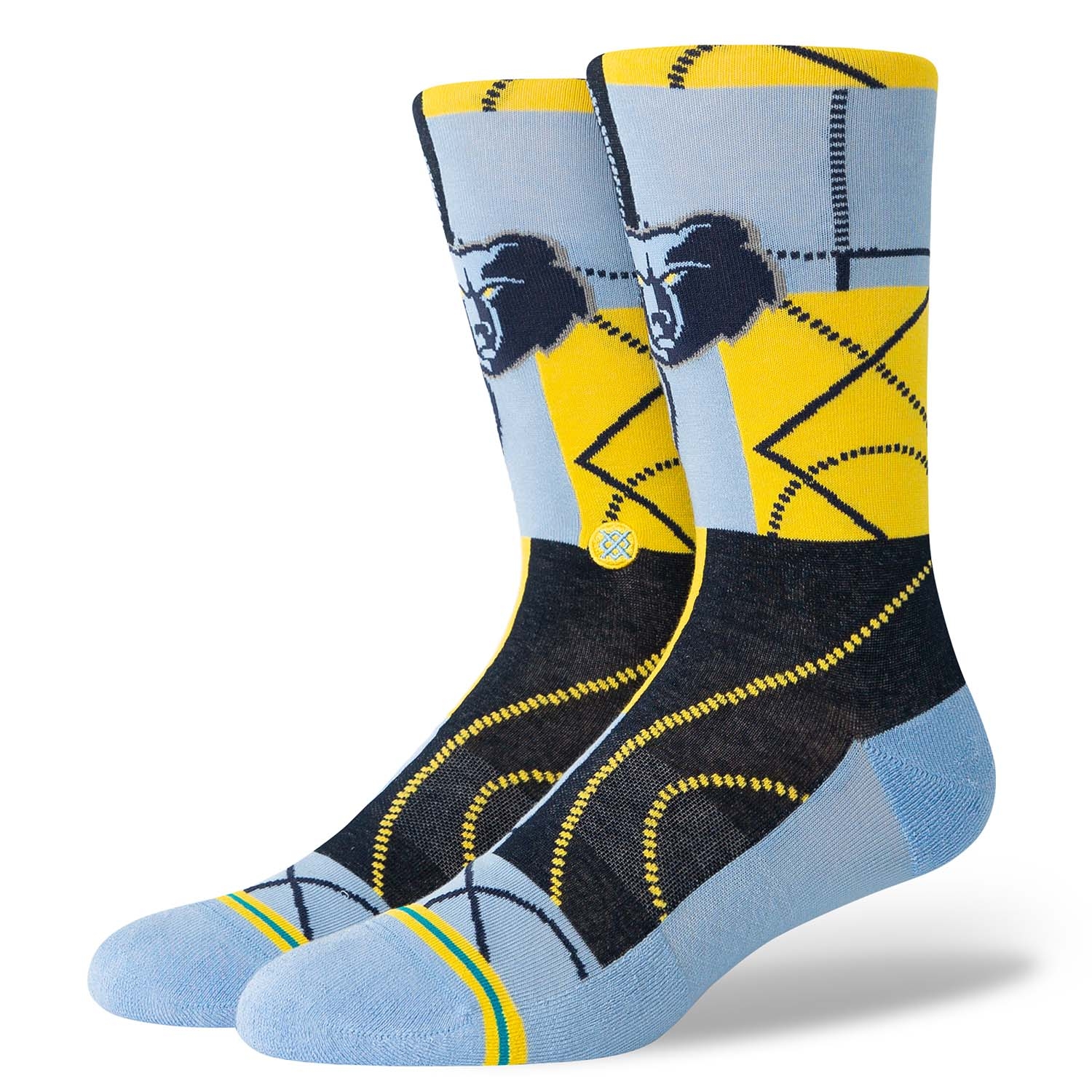 Memphis Grizzlies Zone Stance NBA Crew Socks