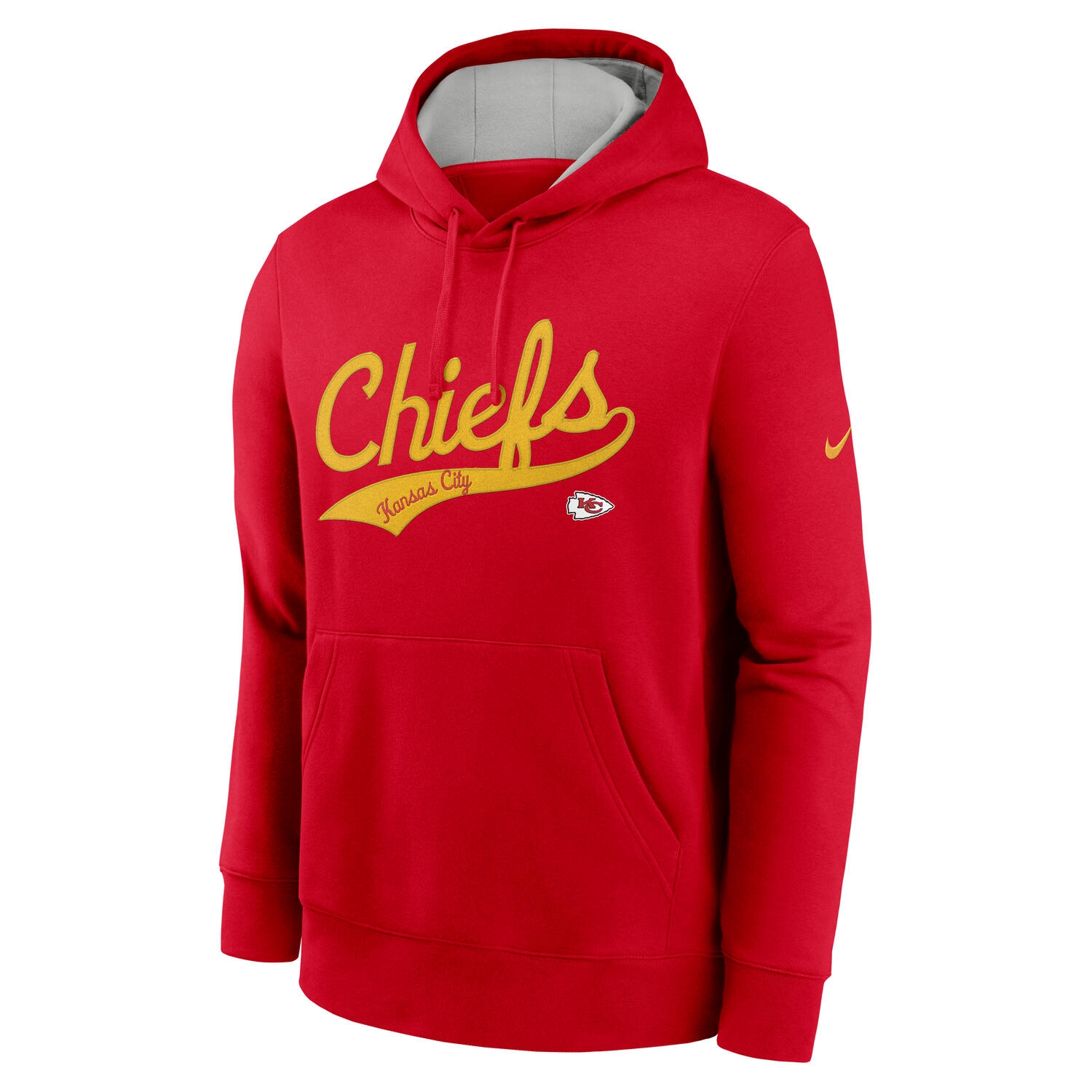 Kansas City Chiefs Rewind Script Nike Club NFL Hoodie Rot