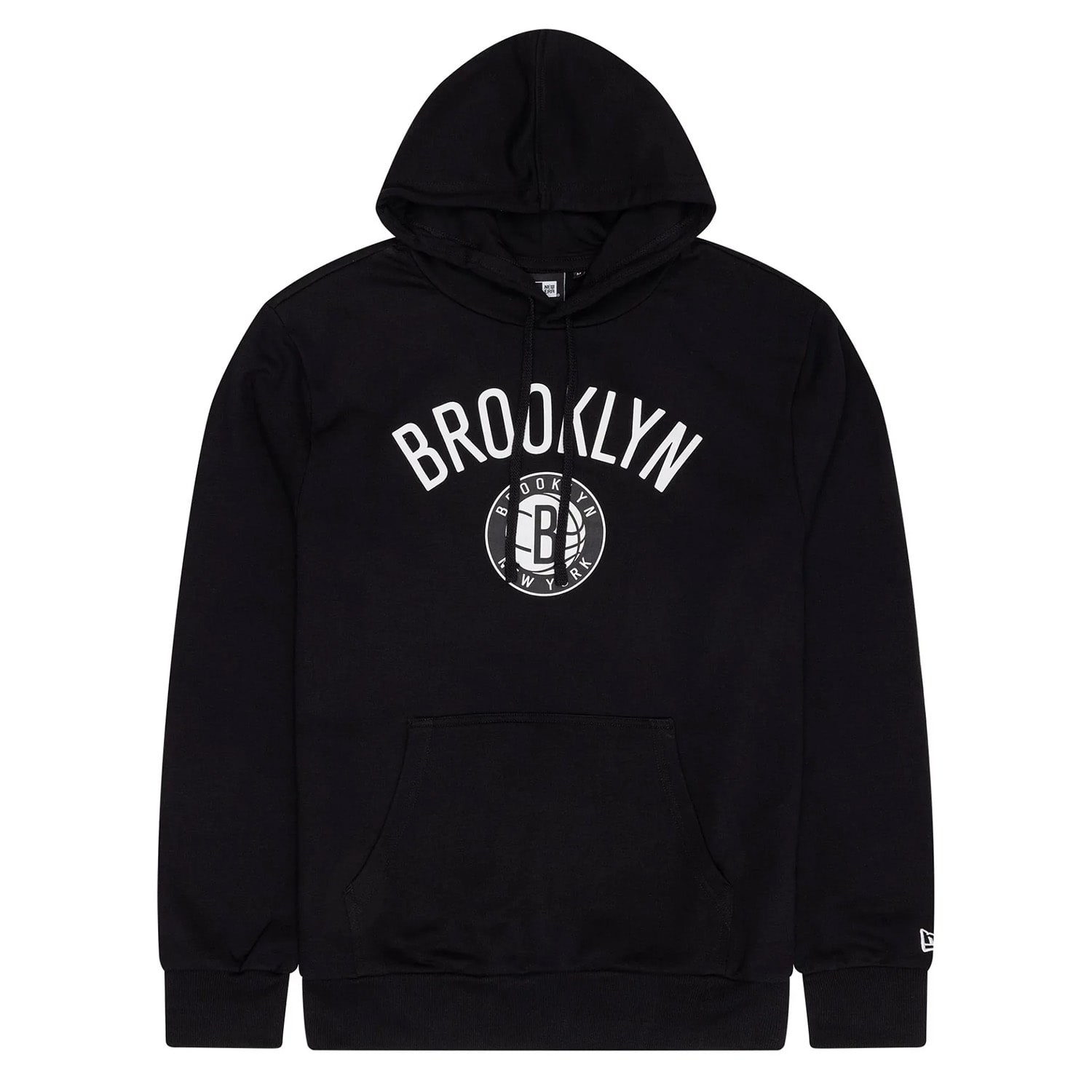 Brooklyn Nets Team Logo Hoodie NBA Sweatshirt Schwarz