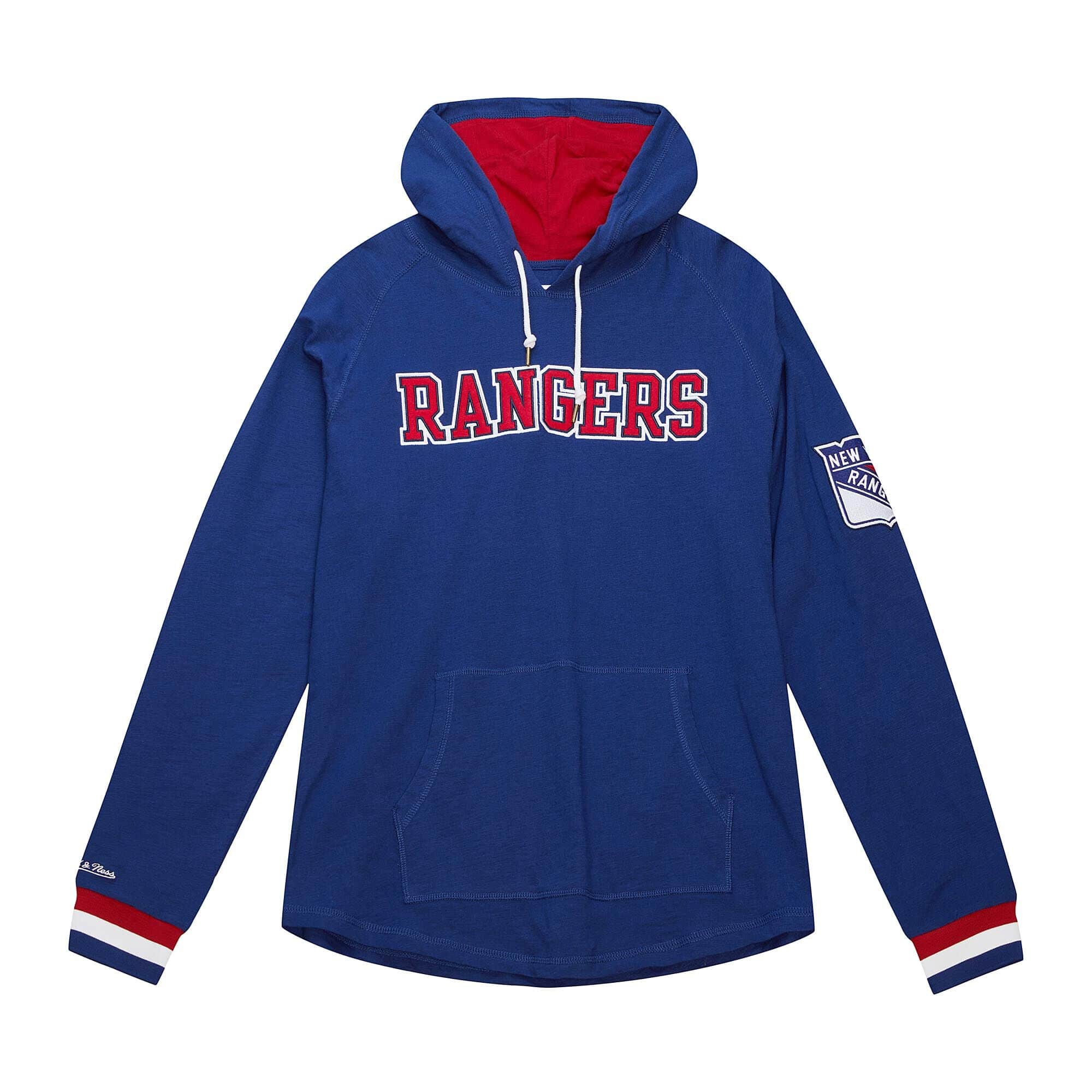 New York Rangers Legendary Slub Mitchell & Ness NHL Longsleeve Hoodie