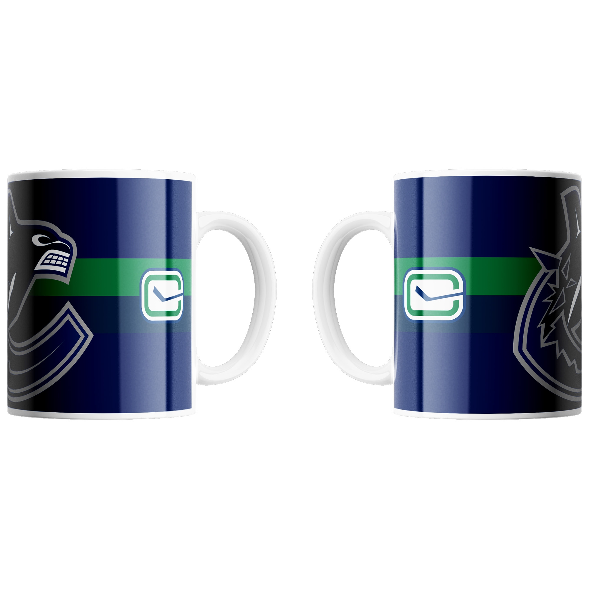 Vancouver Canucks Triple Logo NHL Jumbo Becher (450 ml)