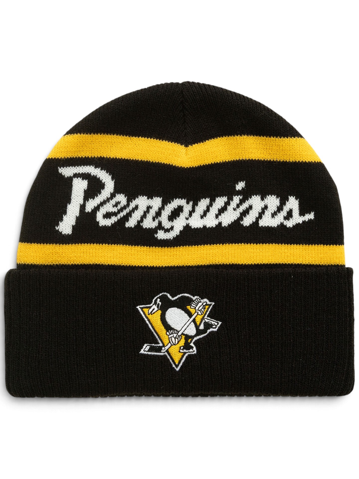 Pittsburgh Penguins NHL Head Coach Wintermütze Schwarz