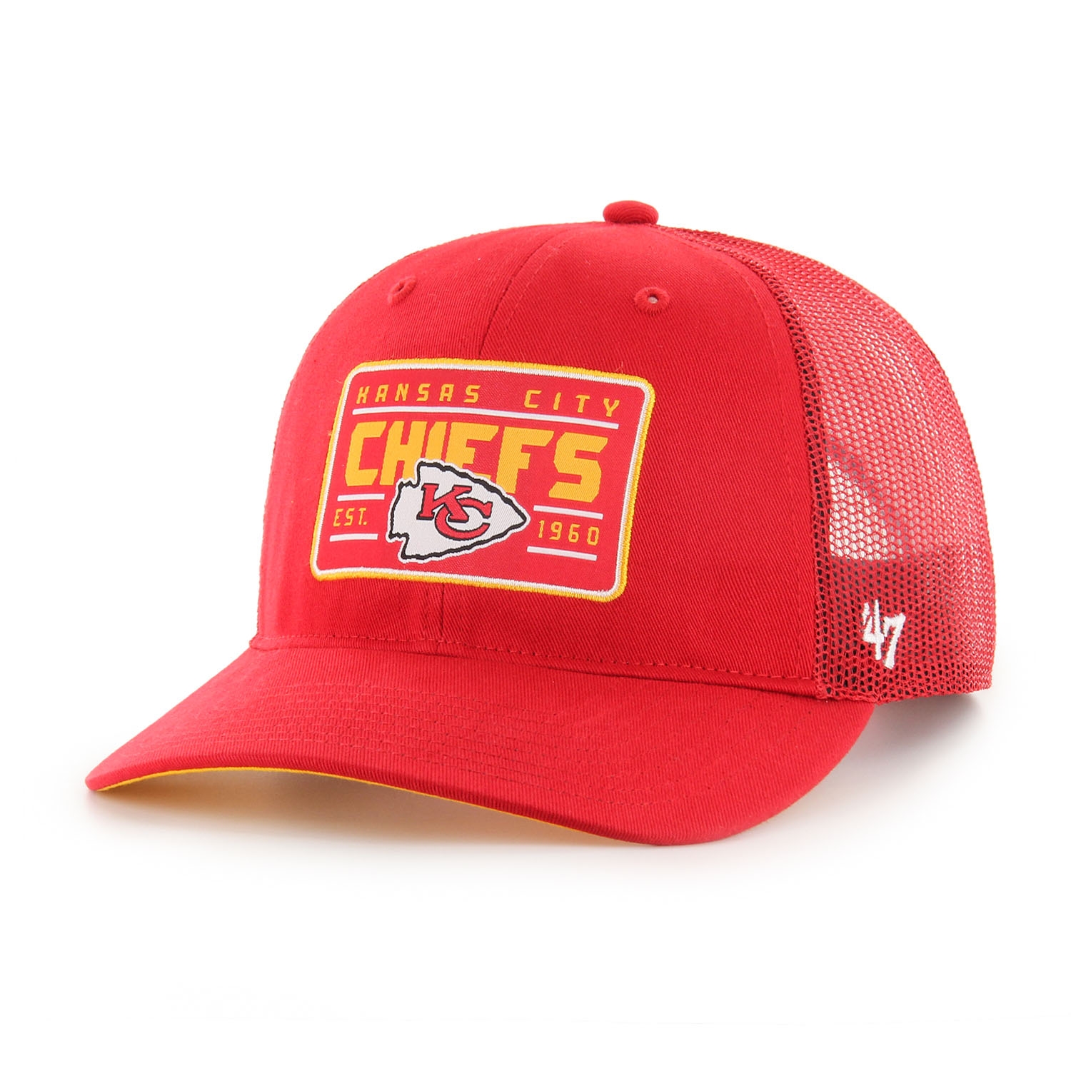 Kansas City Chiefs Hardline '47 Trucker Snapback NFL Cap Red