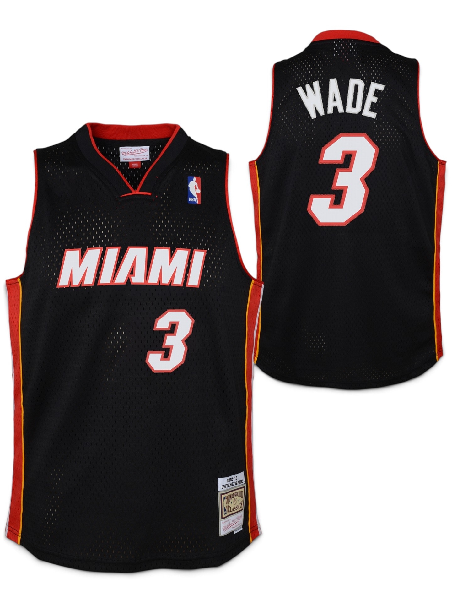 Dwayne Wade #3 Miami Heat 2012-13 Swingman NBA Trikot Schwarz (YOUTH)