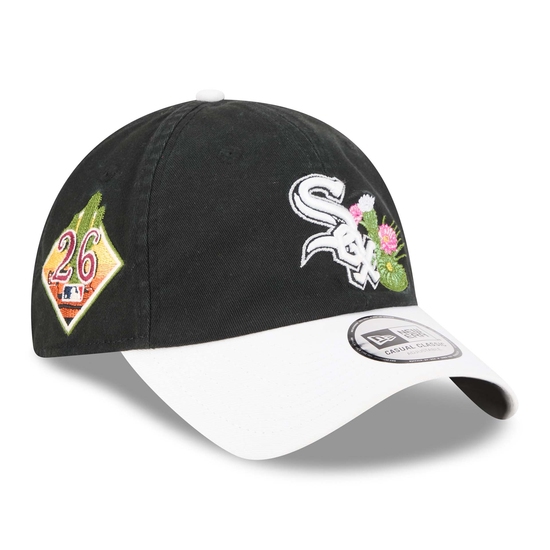 Chicago White Sox 2026 MLB Spring Training Casual Classic Adjustable Cap Schwarz