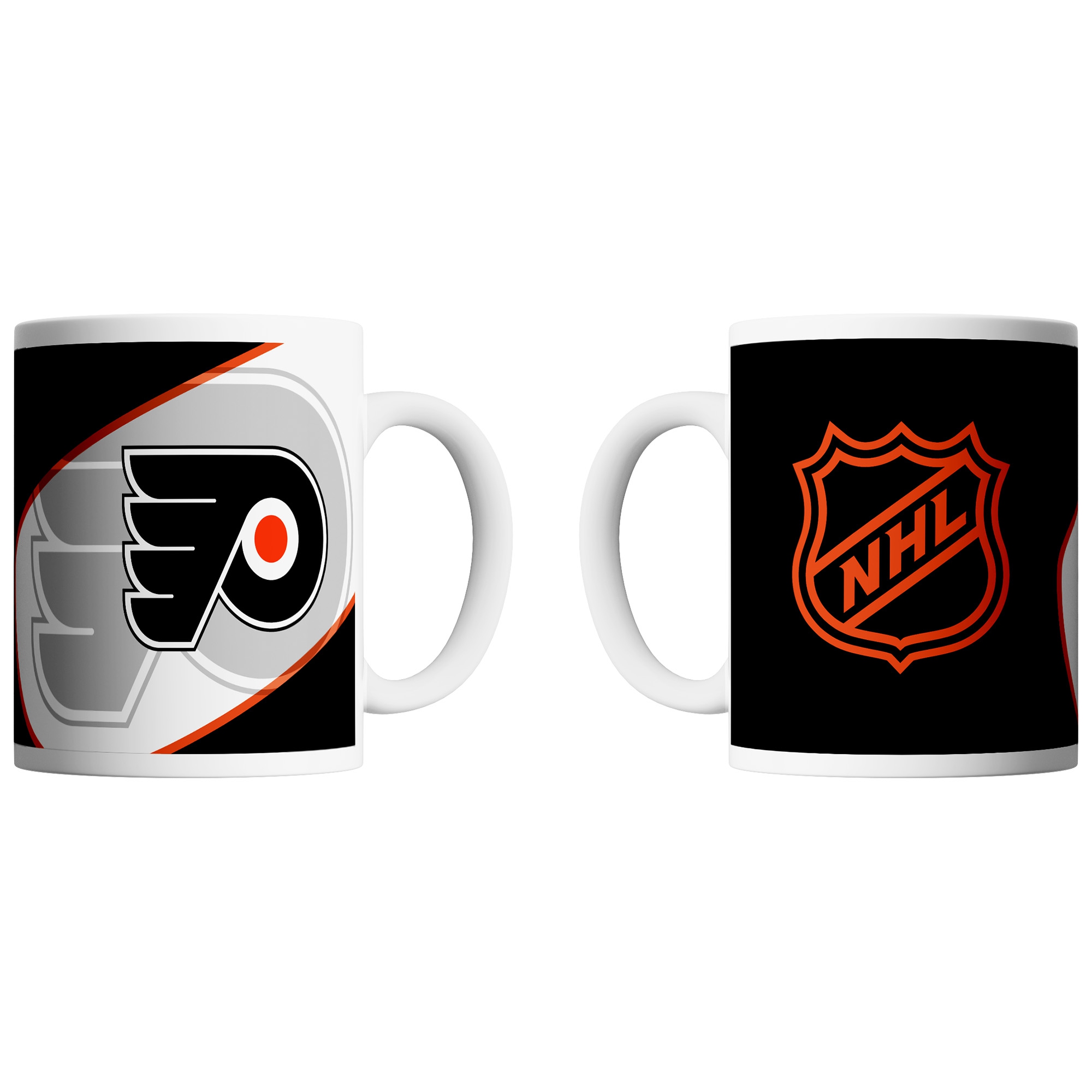 Philadelphia Flyers Shadow Logo & Shield NHL Mug (330 ml)