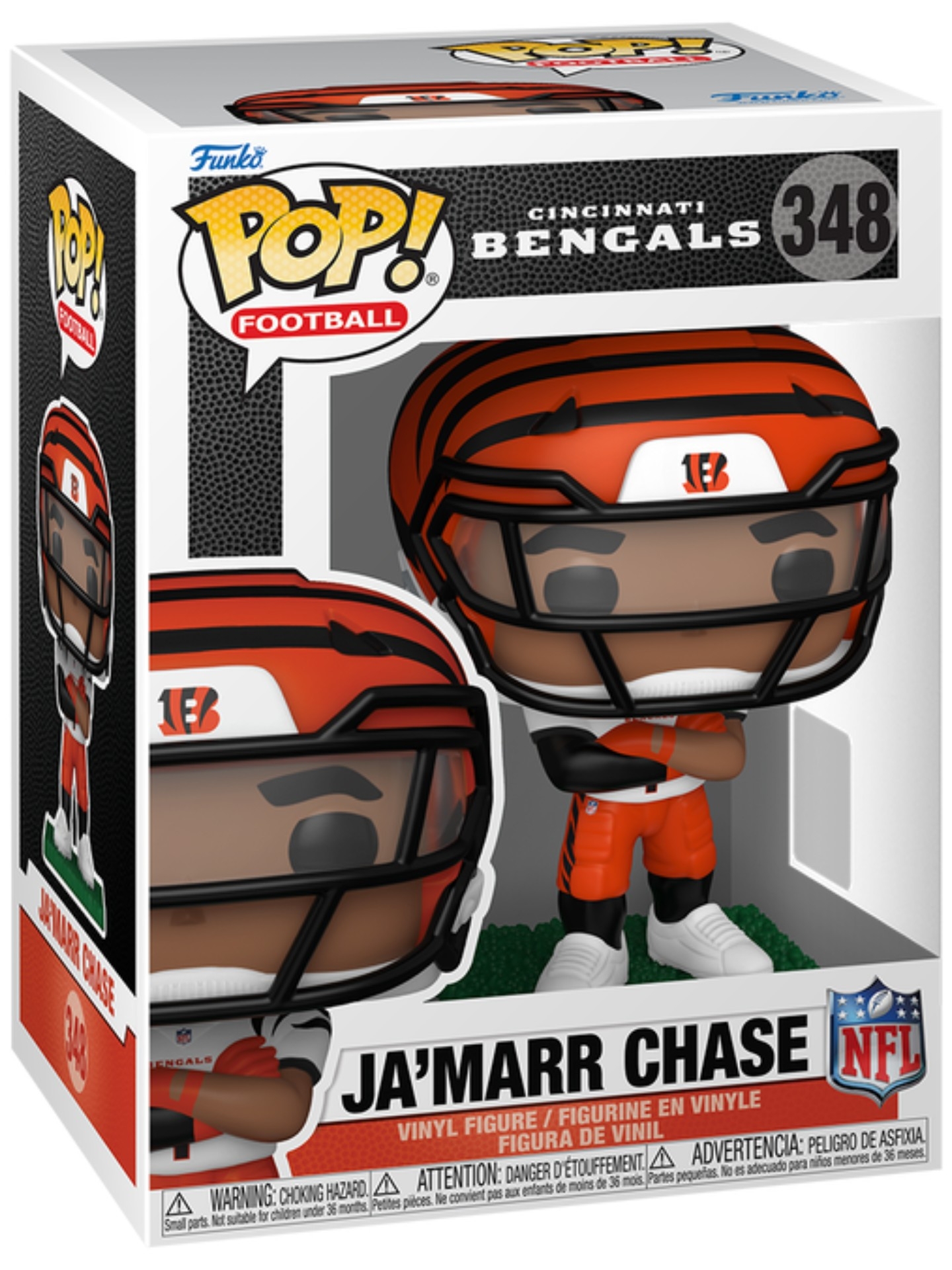 Funko POP! #348 Ja'Marr Chase Cincinnati Bengals Vinyl NFL Figure