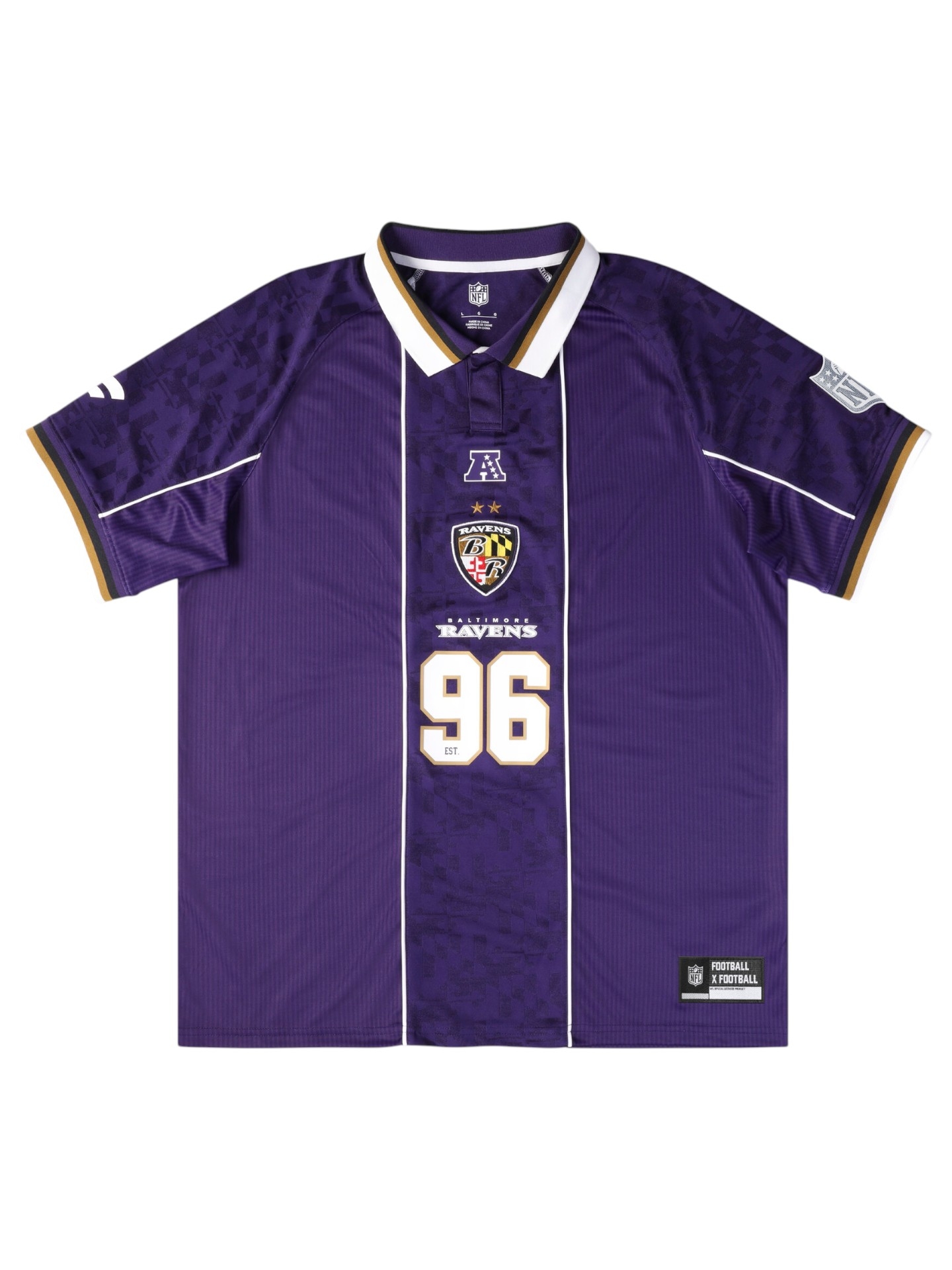 Baltimore Ravens 2026 Football x Football NFL Fan Jersey Purple