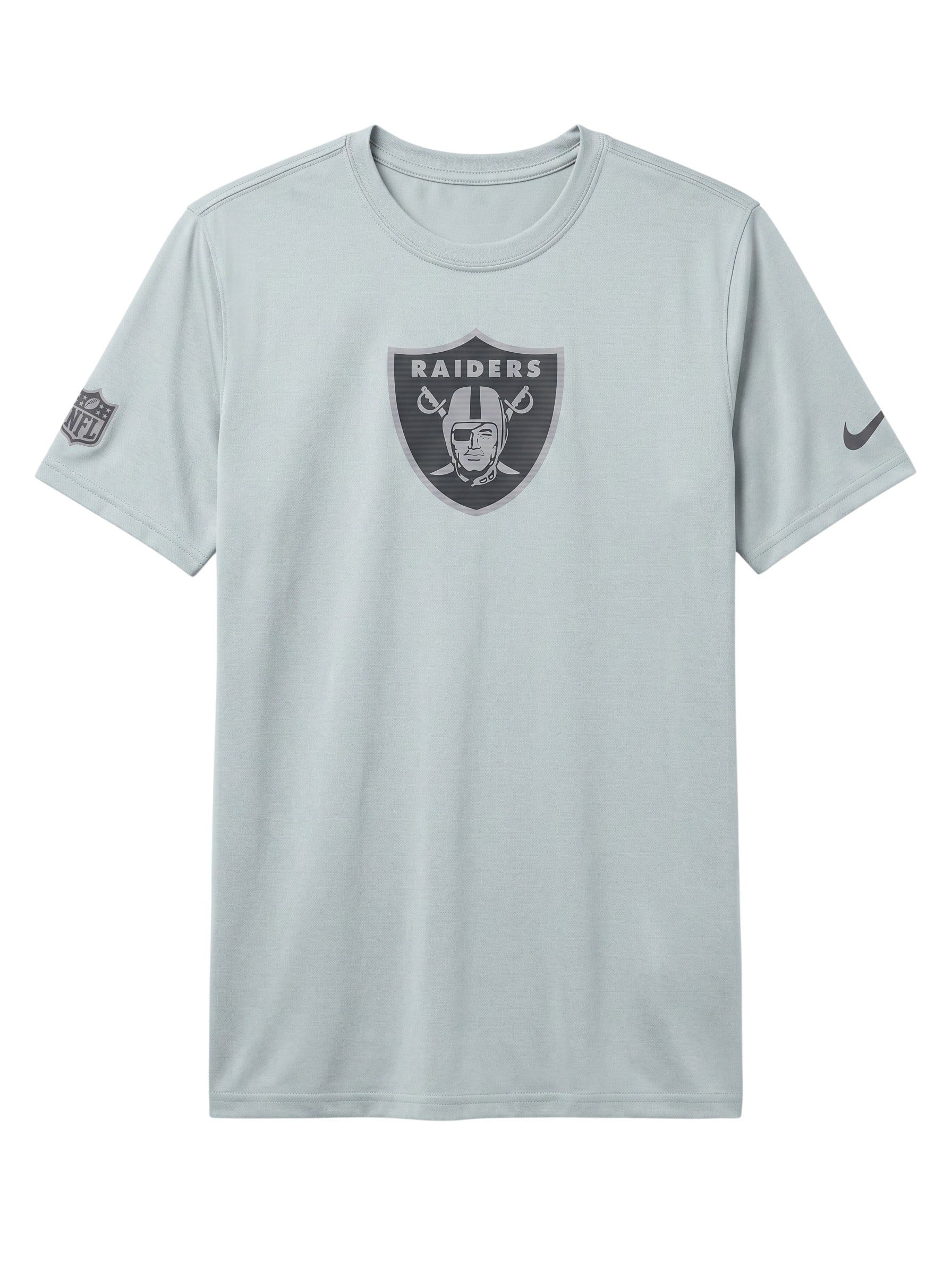 Las Vegas Raiders 2026 NFL Sideline Lead The Charge Legend T-Shirt Grau