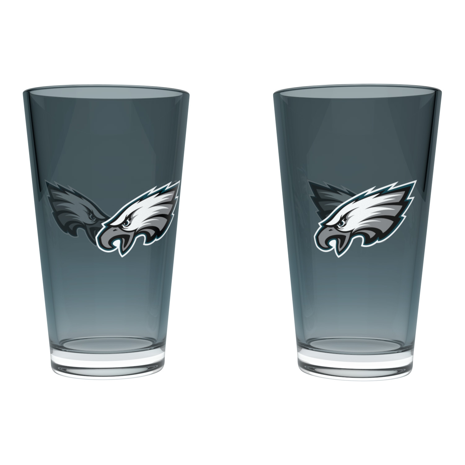 Philadelphia Eagles Team Color NFL Pint Gläser Set (2 Stk.)
