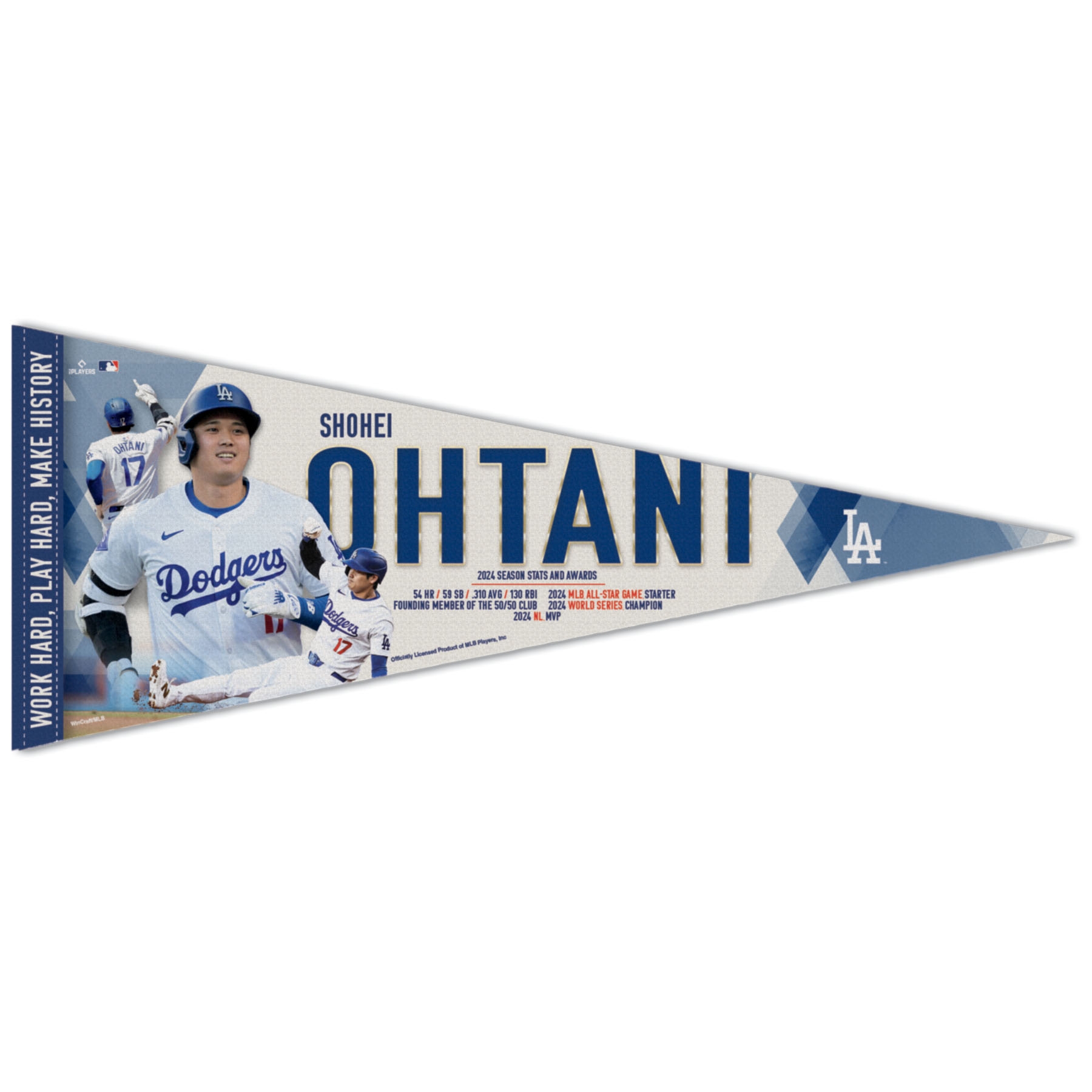 Shohei Ohtani Los Angeles Dodgers Milestone Premium MLB Wimpel