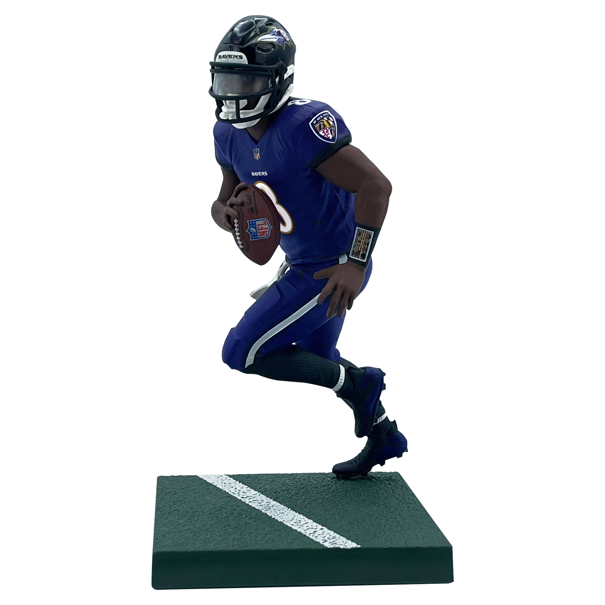 Lamar Jackson Baltimore Ravens Imports Dragon NFL Series 1 Figur (16 cm)