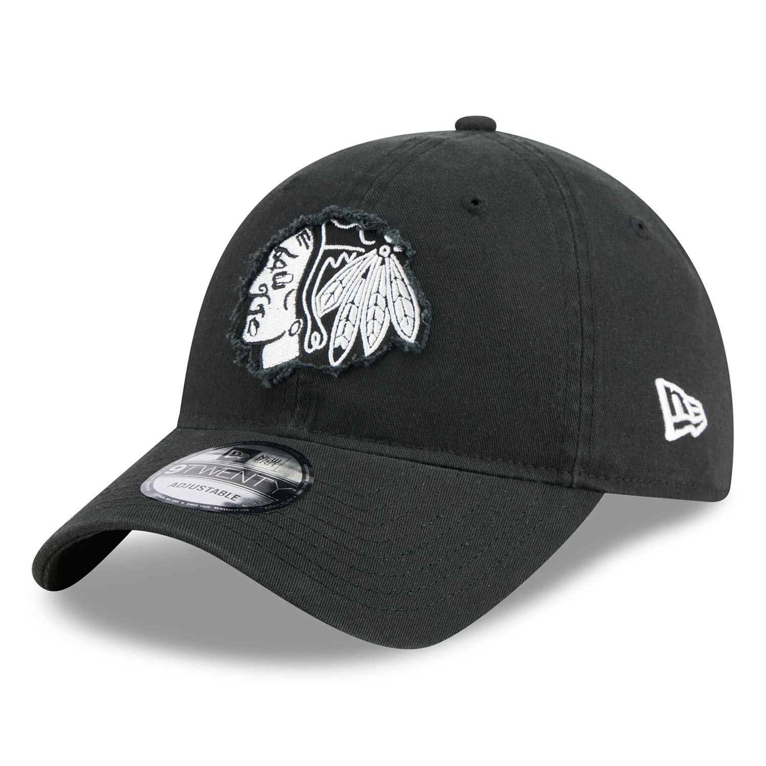 Chicago Blackhawks NHL Stamp 9TWENTY Adjustable Cap Schwarz