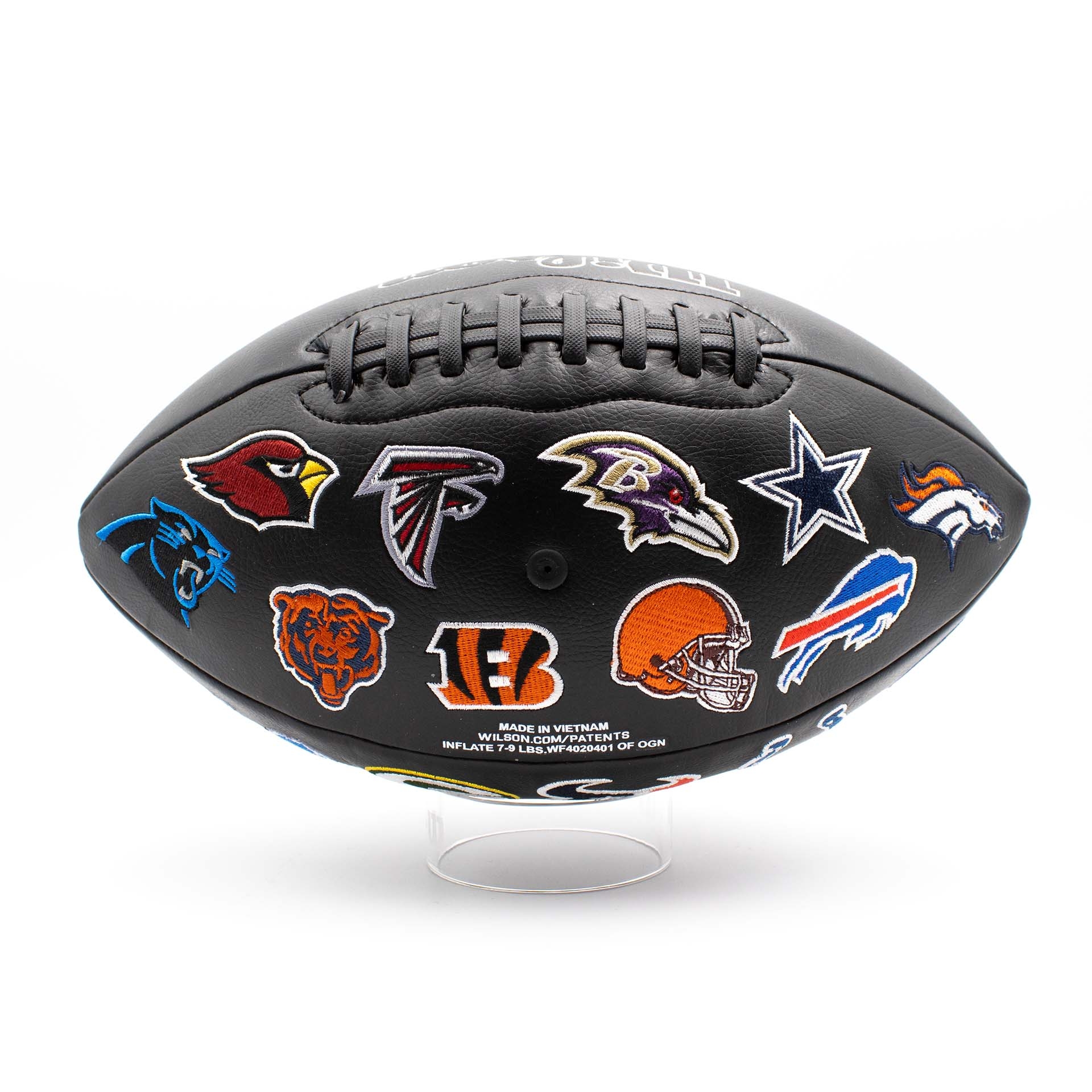 Wilson NFL Alliance All Team Patch Full Size Football Black
