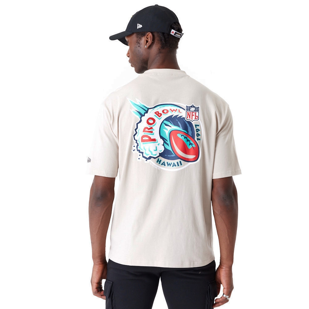 1997 Pro Bowl Hawaii New Era Oversized NFL T-Shirt Brown