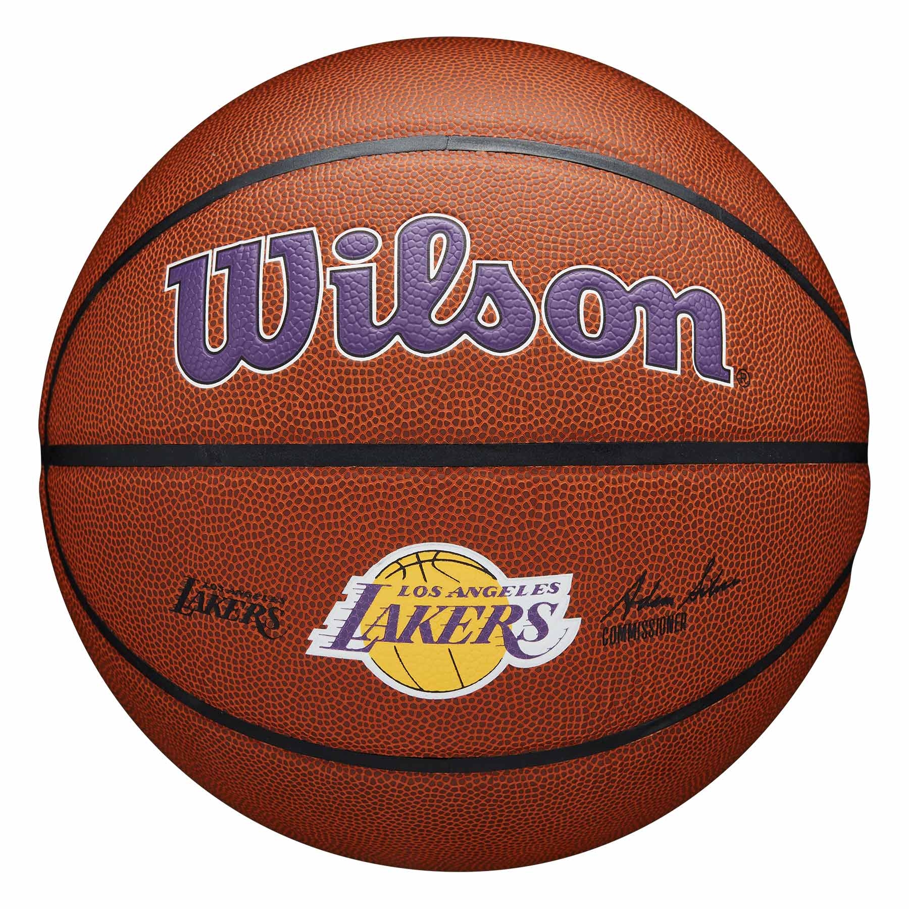 Los Angeles Lakers Wilson Team Alliance NBA Basketball (Size 7)