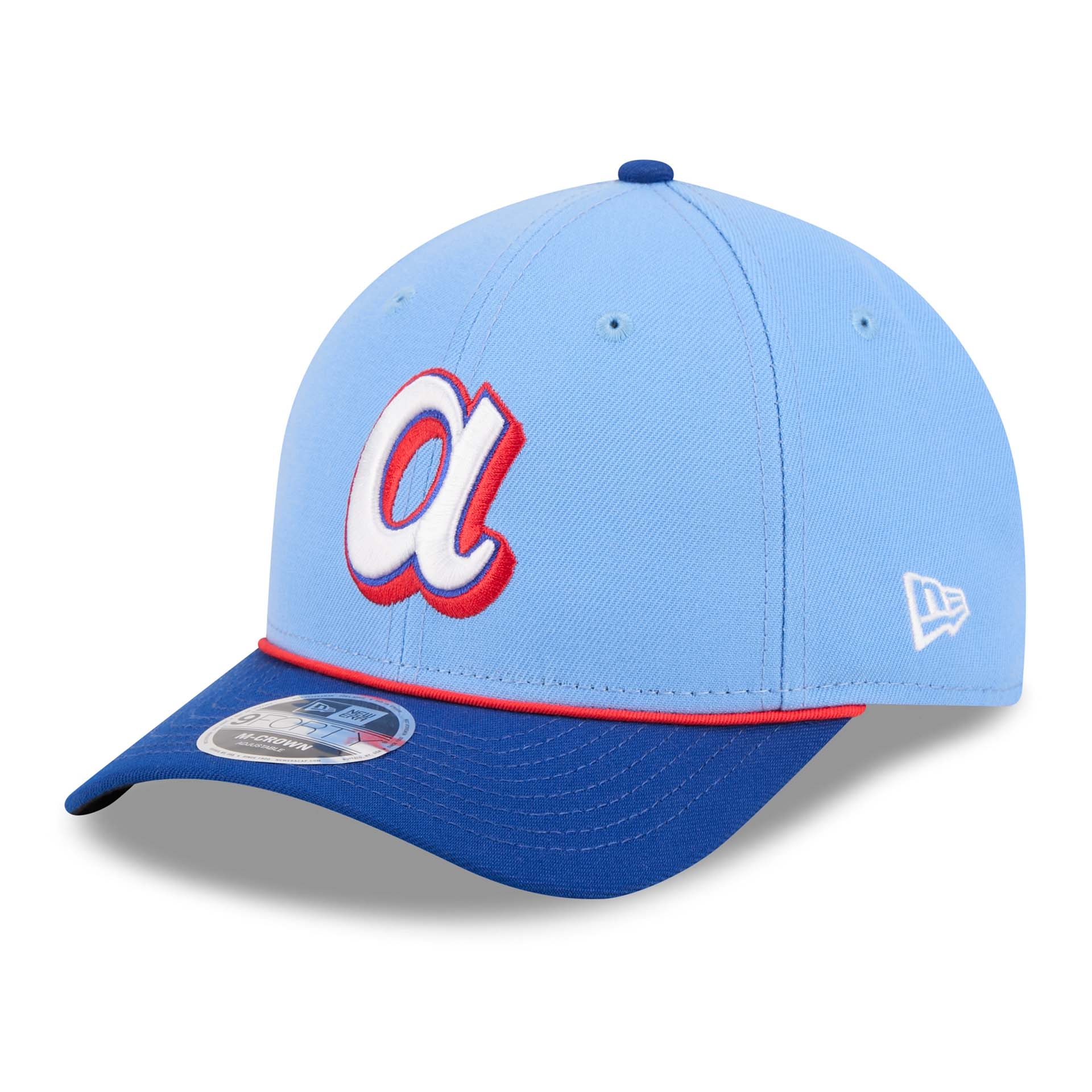 Atlanta Braves MLB City Connect 9FORTY M-Crown Snapback Cap Blau