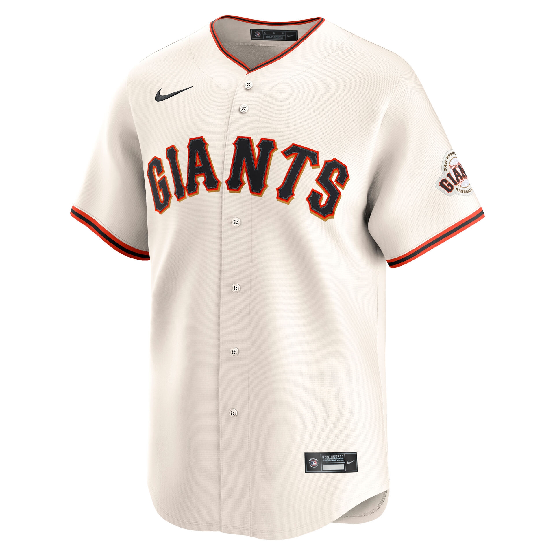 San Francisco Giants Limited MLB Baseball Trikot Home Cream