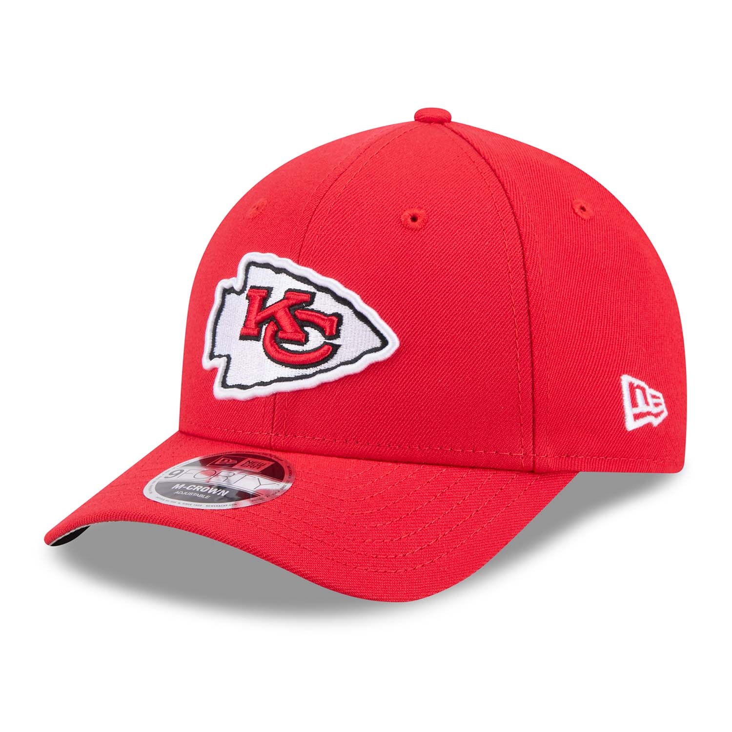 Kansas City Chiefs NFL Team Logo New Era 9FORTY M-Crown Snapback Cap Rot