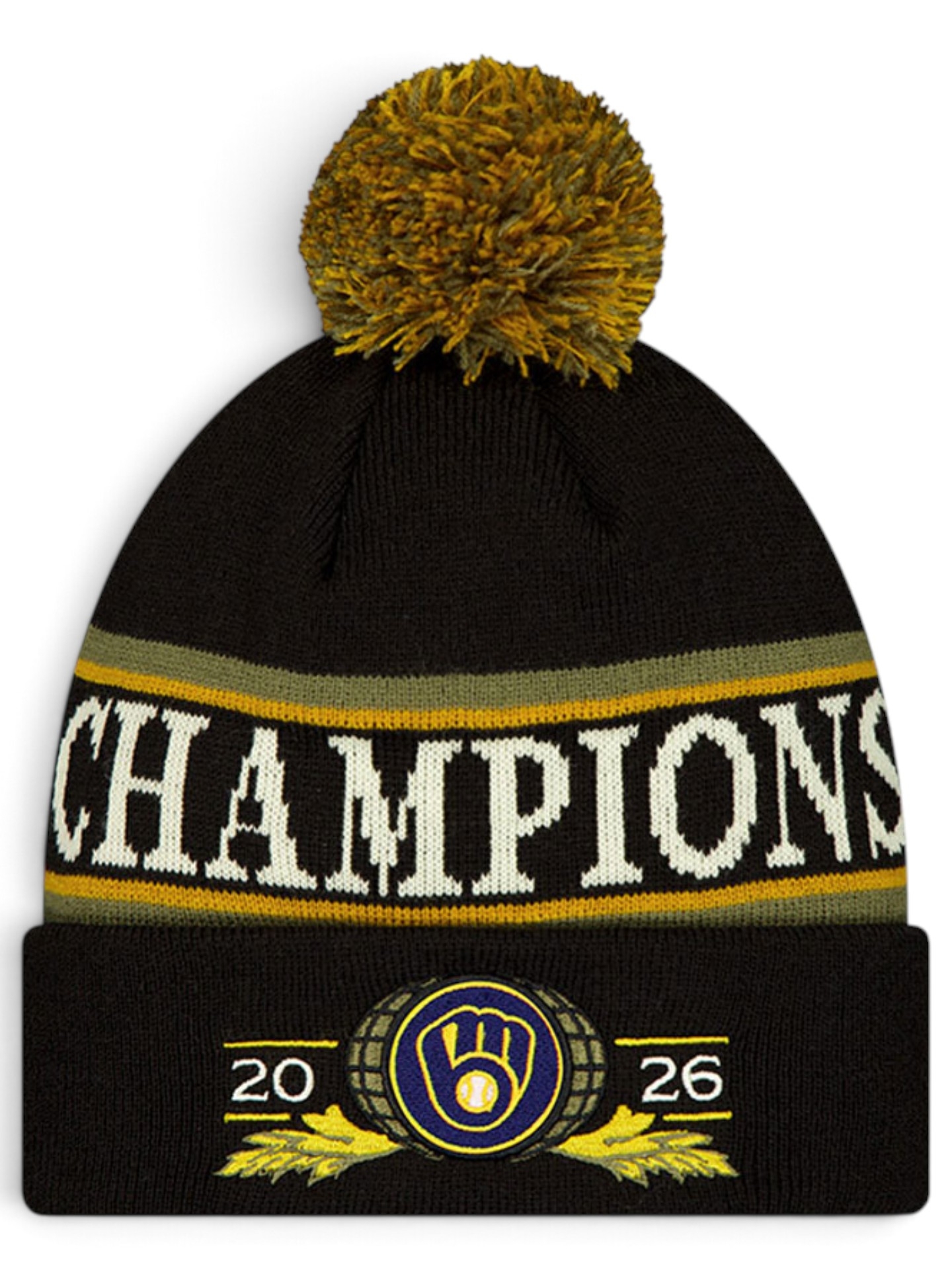 Milwaukee Brewers 2026 World Series Champions Wintermütze