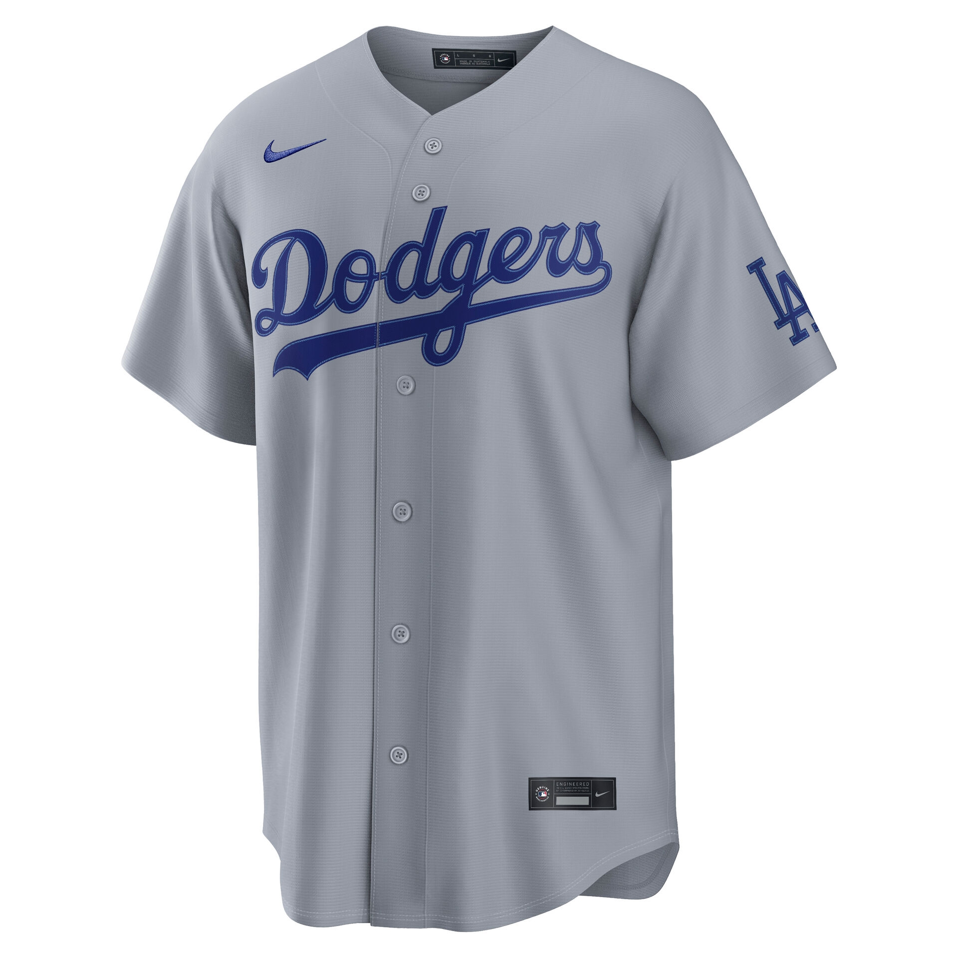 Los Angeles Dodgers Stadium Road MLB Trikot Grau