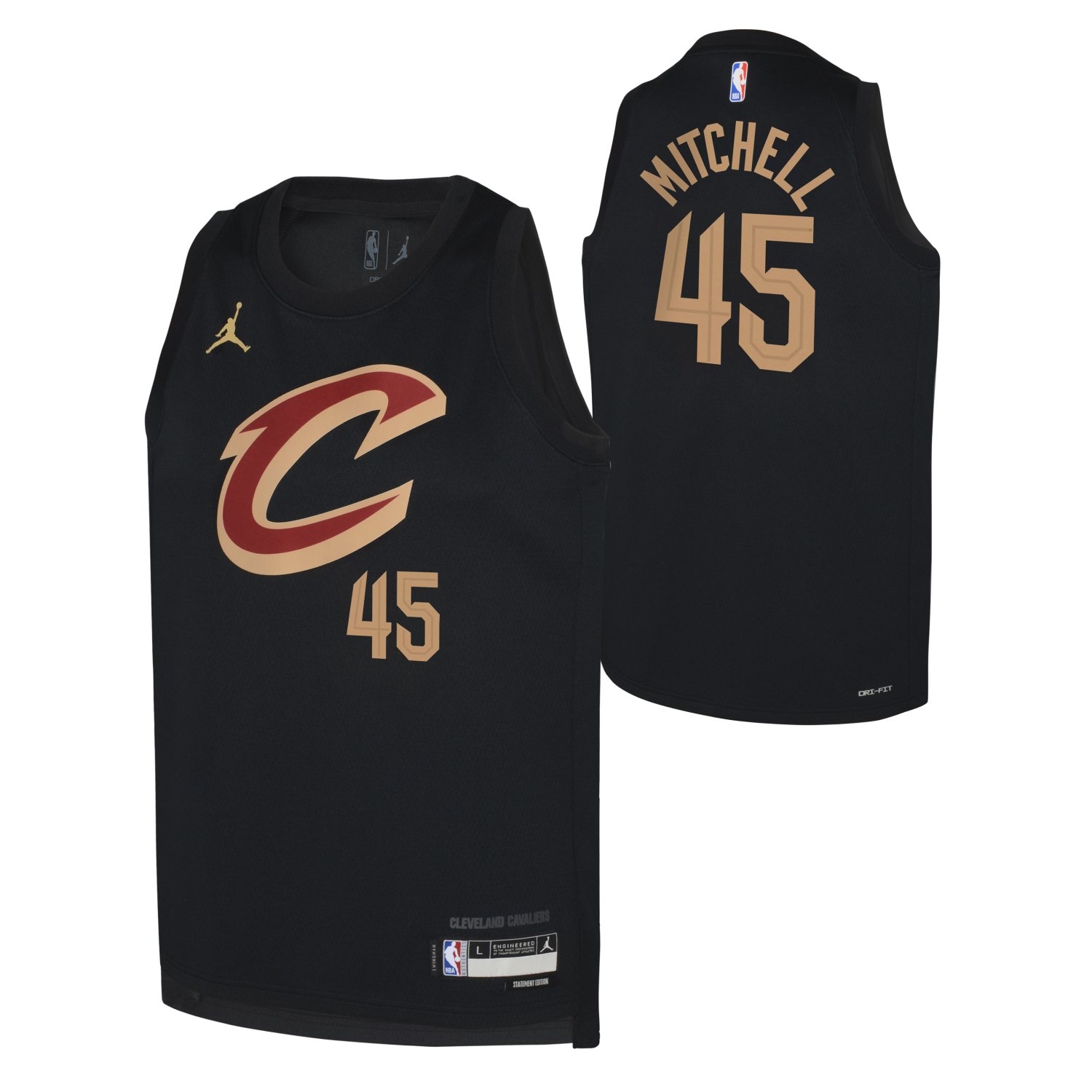 Jordan Donovan Mitchell #45 Cleveland Cavaliers Statement Swingman