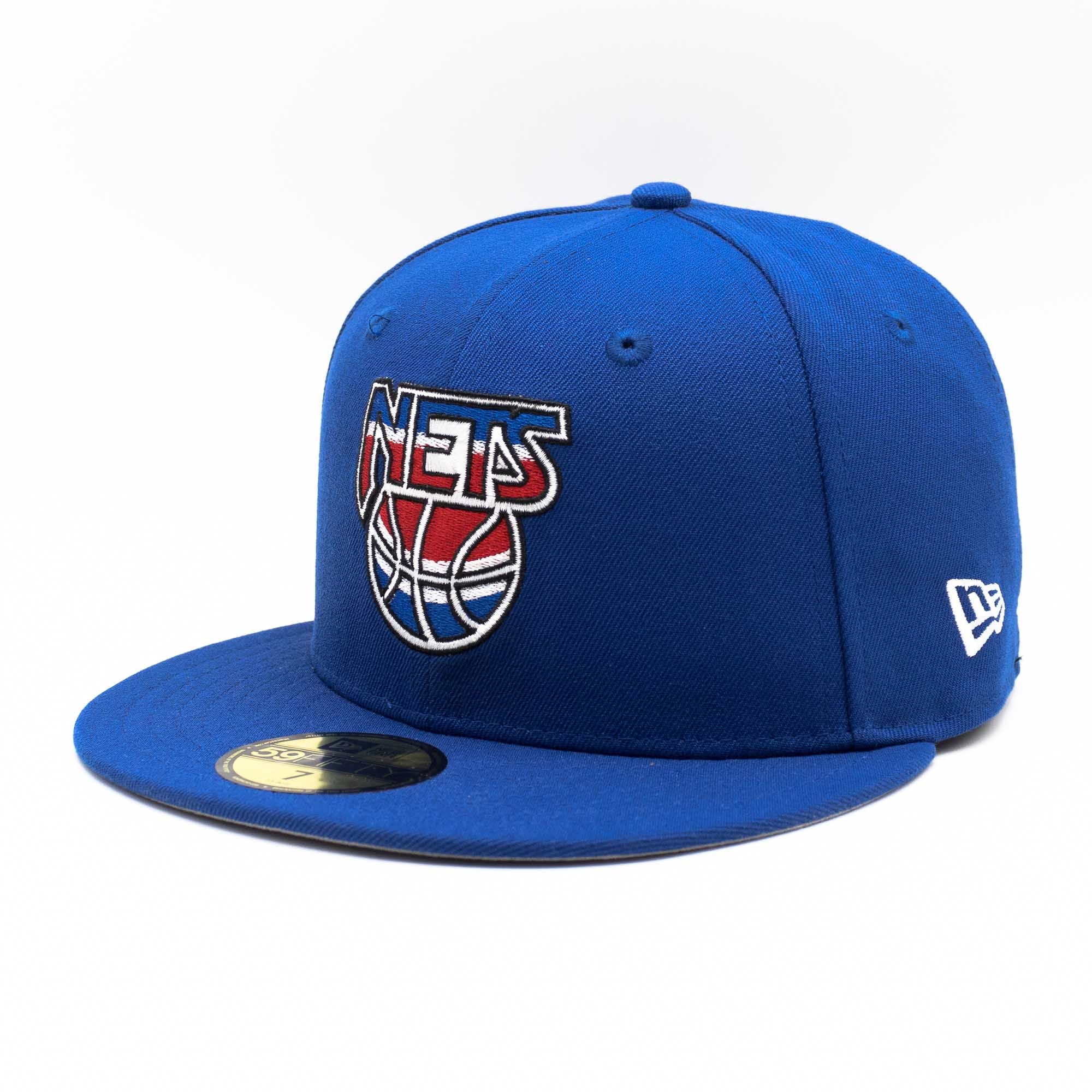 New Jersey Nets 2021 NBA Hardwood Classic Nights New Era 59FIFTY Fitted Cap Blau