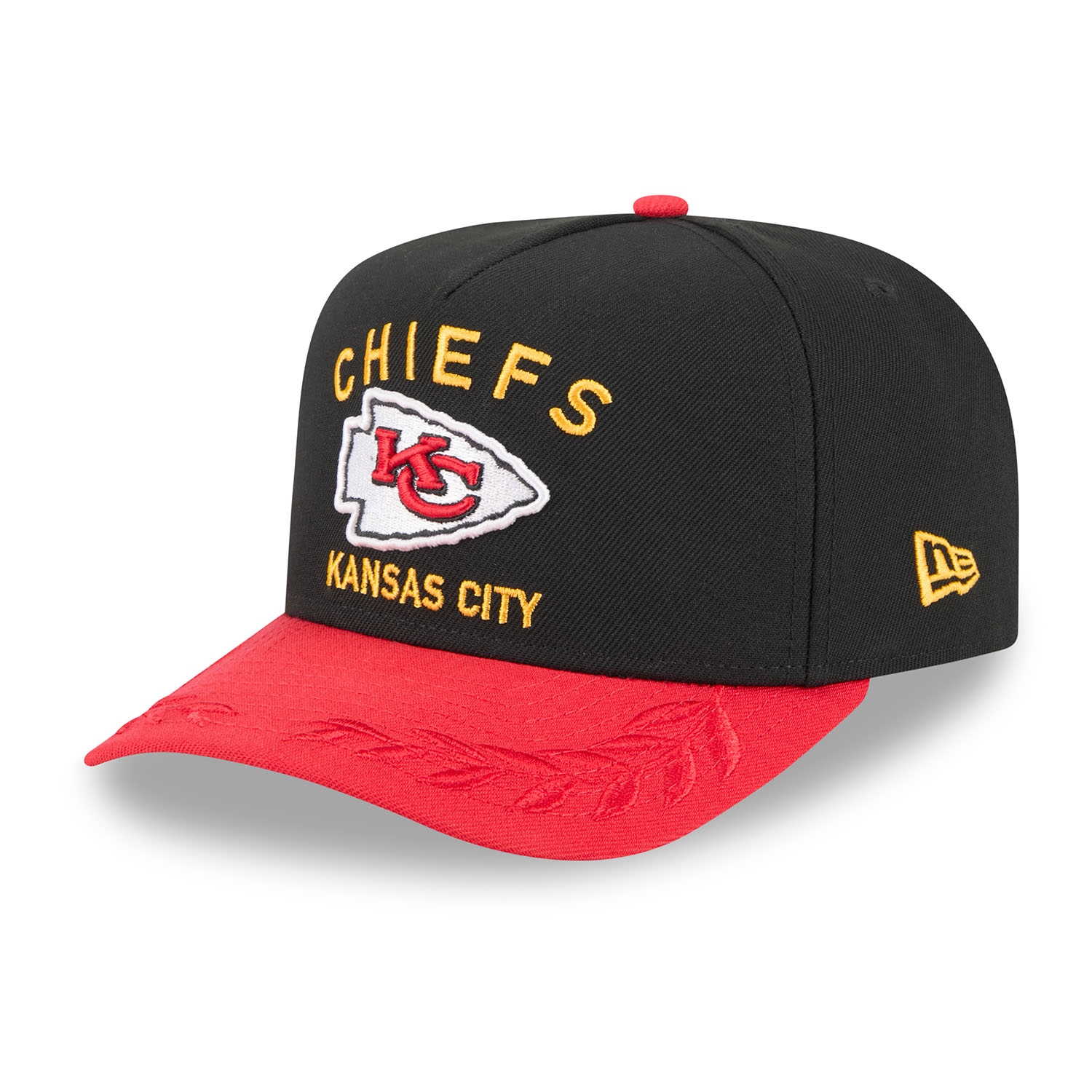 Kansas City Chiefs 2025 NFL Draft New Era 9FIFTY A-Frame Snapback Cap Black