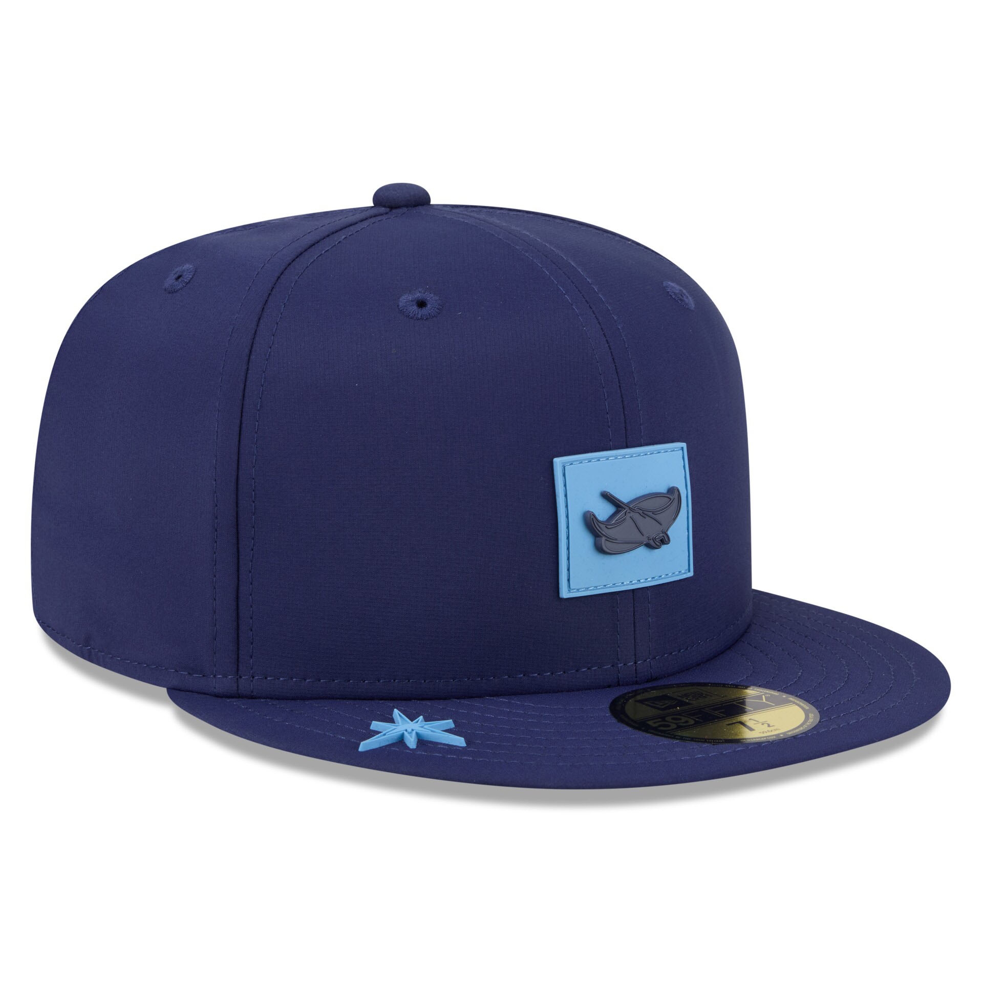 Tampa Bay Rays 2026 MLB Clubhouse 59FIFTY Fitted Cap Blau