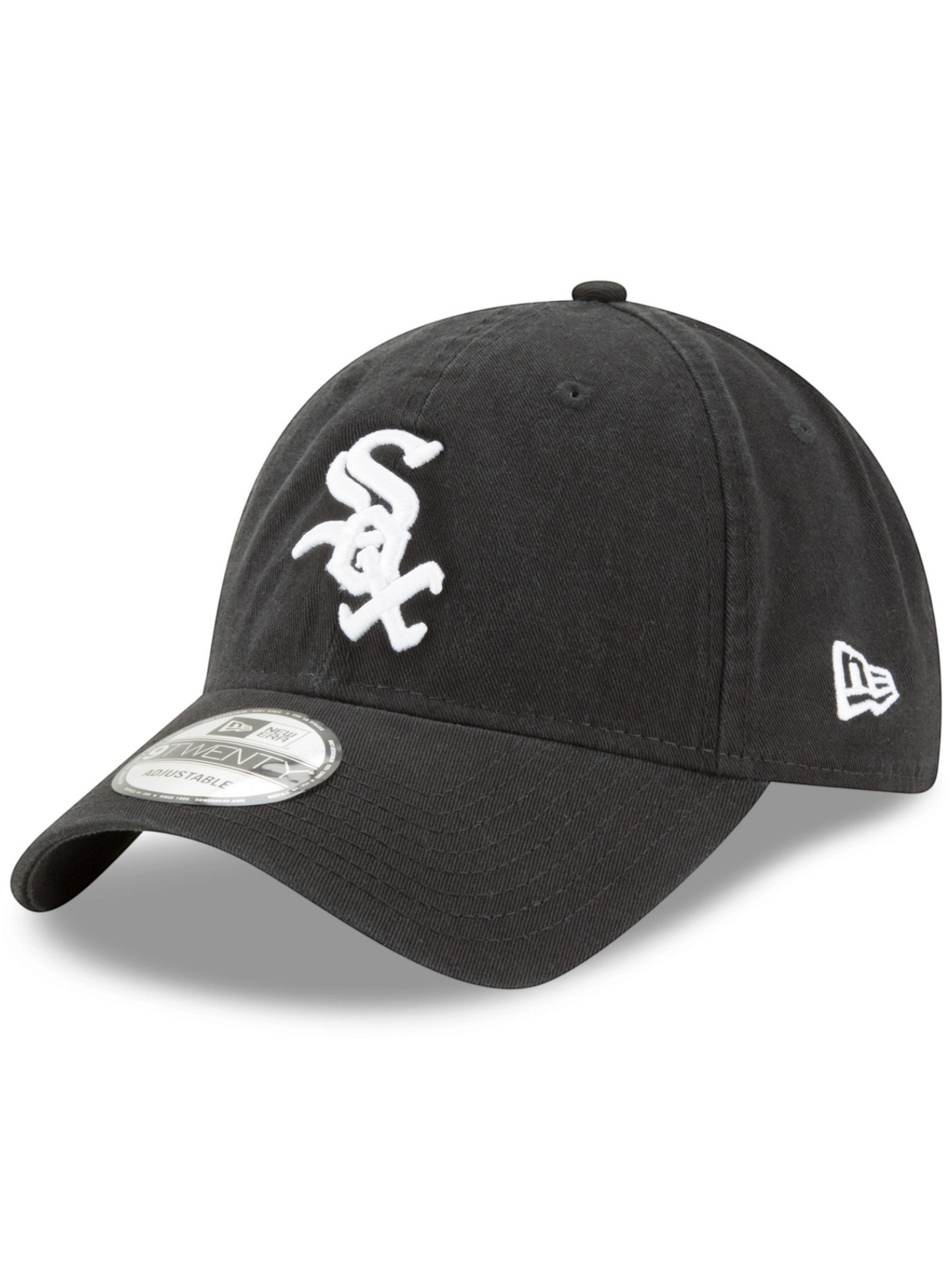 Chicago White Sox Core Classic 9TWENTY Adjustable MLB Cap Schwarz