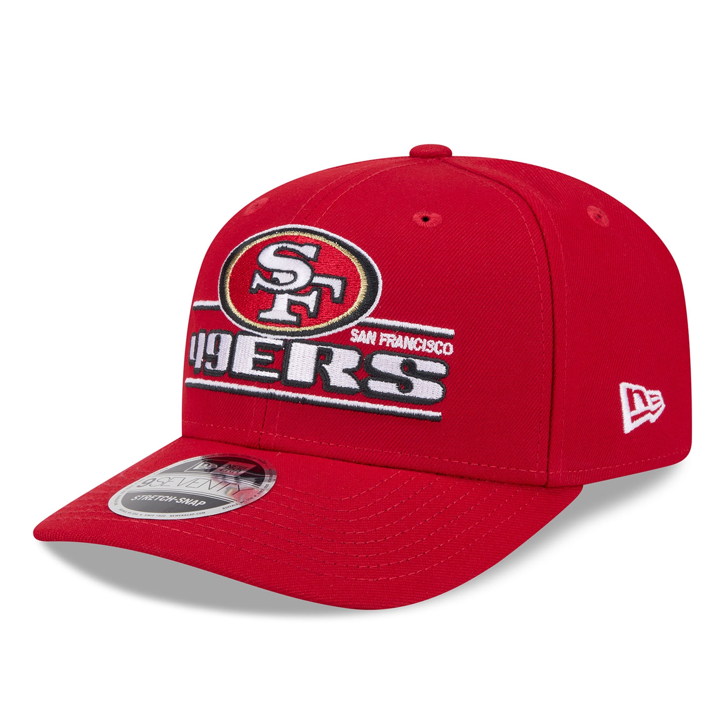 San Francisco 49ers NFL Stated 9SEVENTY Stretch-Snap Cap Rot