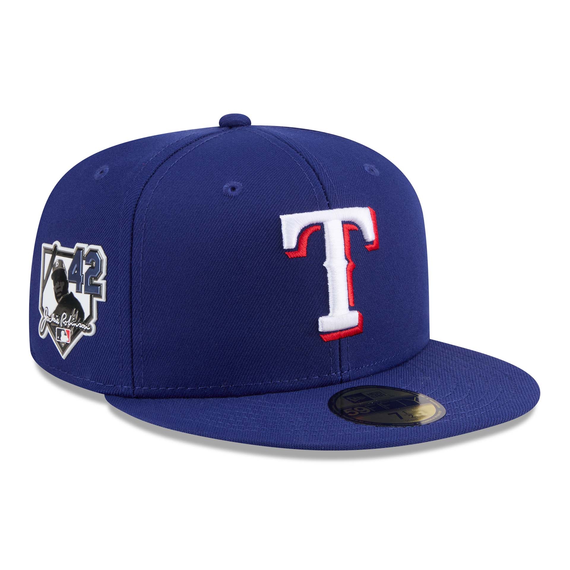 Texas Rangers 2026 Jackie Robinson Day 59FIFTY Fitted Cap Blau