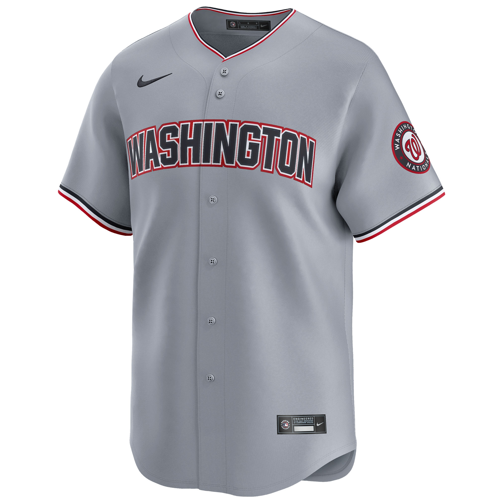 Washington Nationals Nike Limited MLB Baseball Trikot Road Grau