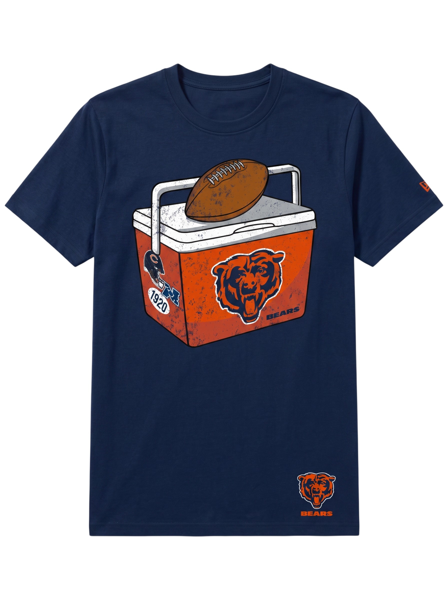 Chicago Bears NFL Training Cooler T-Shirt Navy