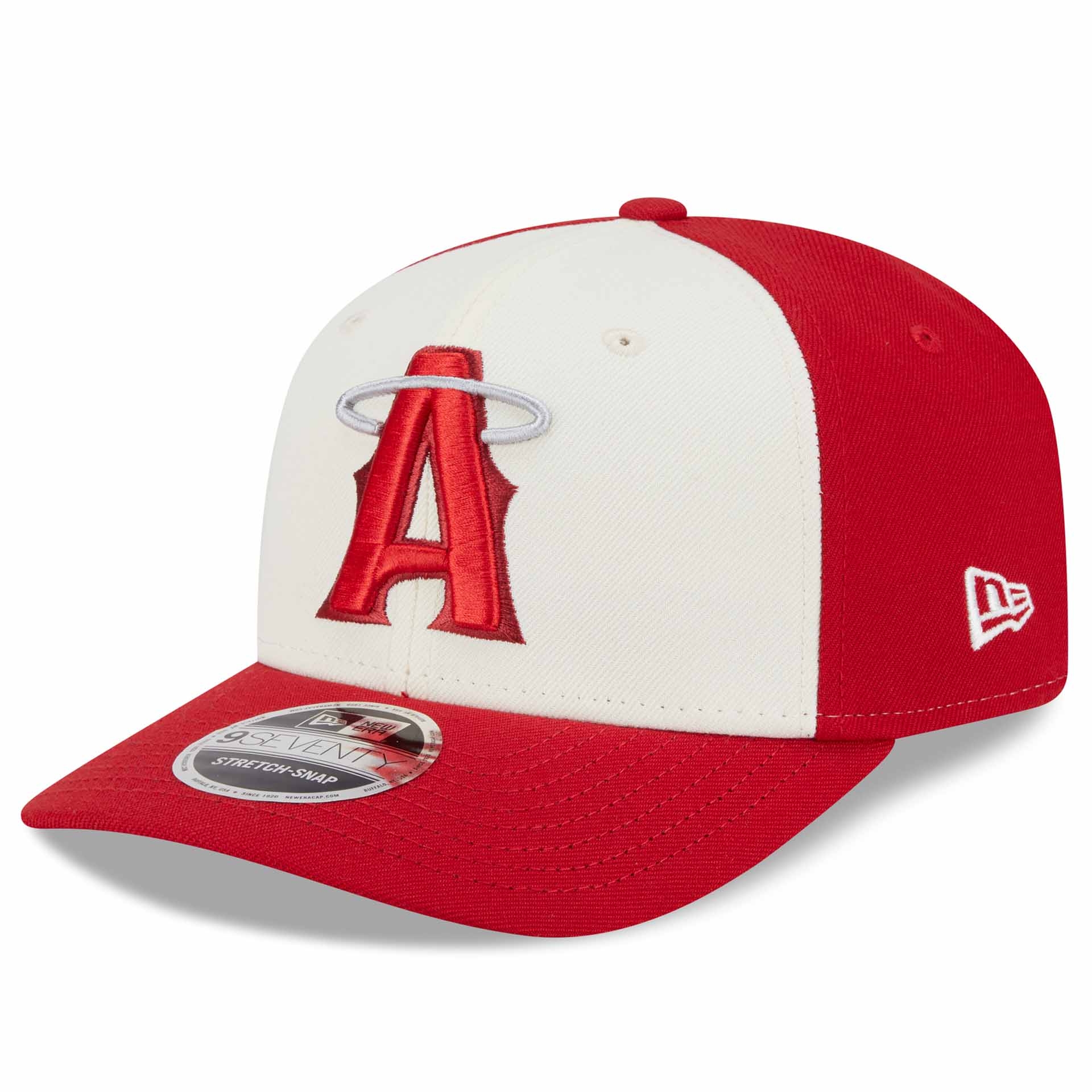 Los Angeles Angels MLB City Connect Stretch-Snap 9SEVENTY Cap Rot