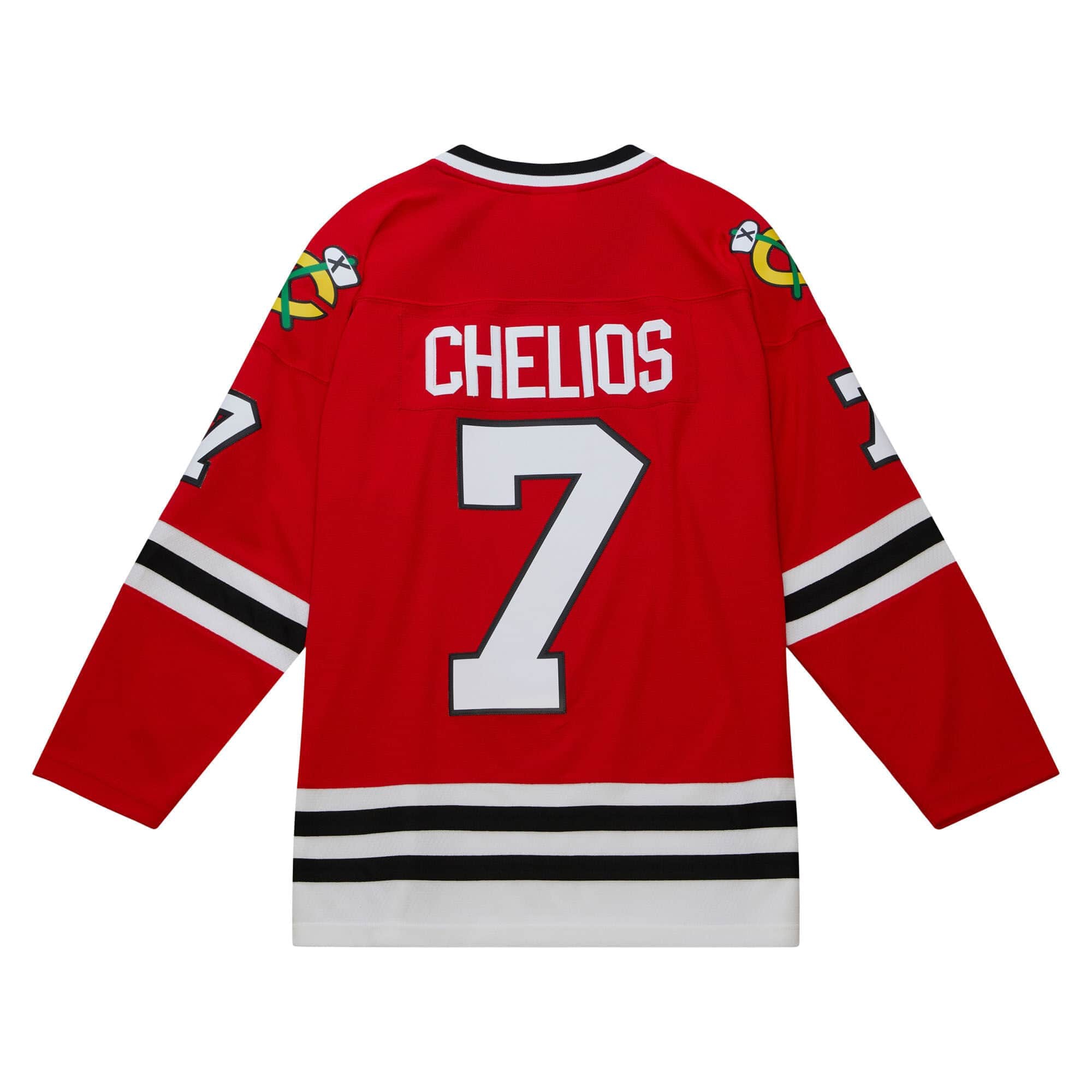 Chris Chelios #7 Chicago Blackhawks 1991-92 Mitchell & Ness NHL Trikot