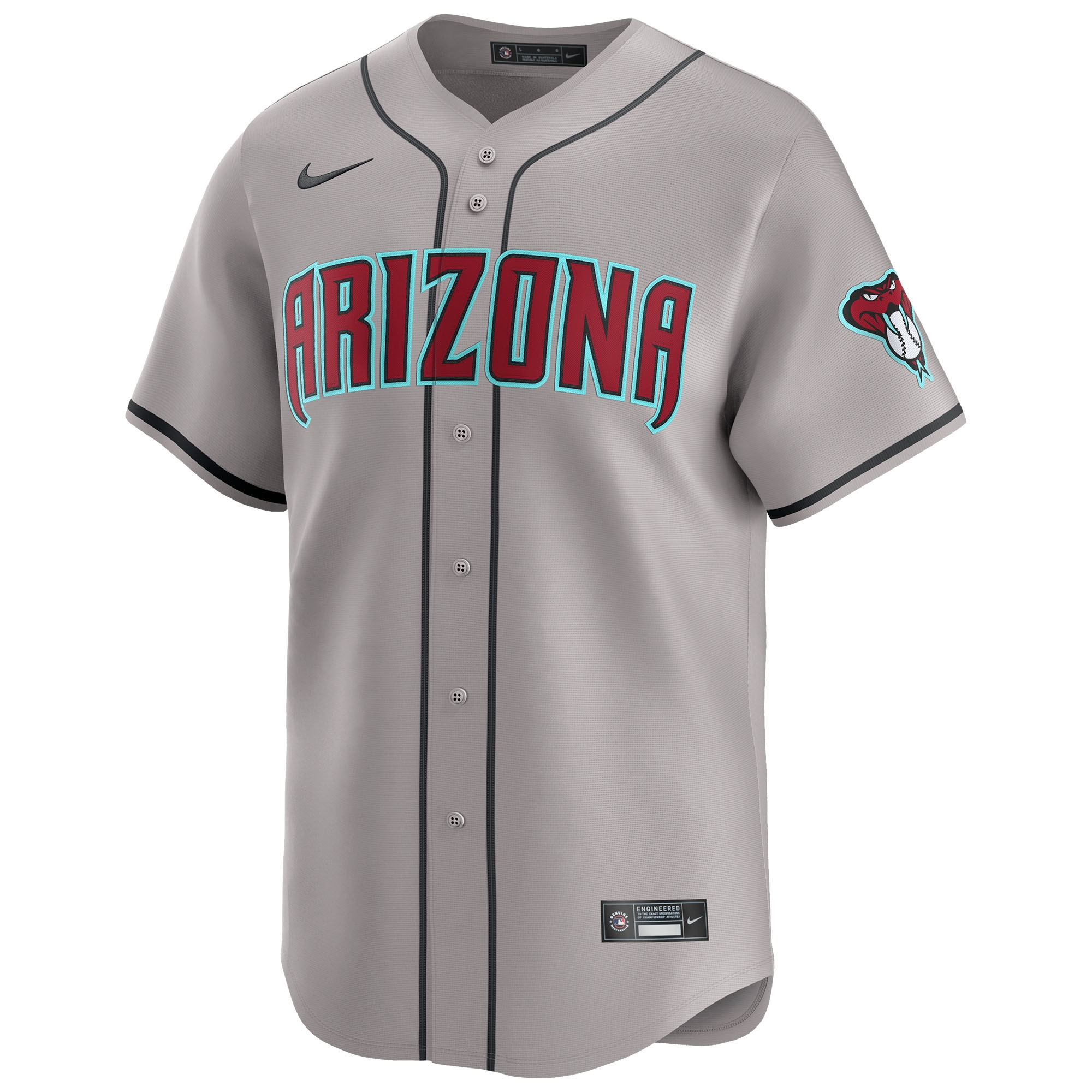 Arizona Diamondbacks Nike Limited MLB Baseball Trikot Road Grau