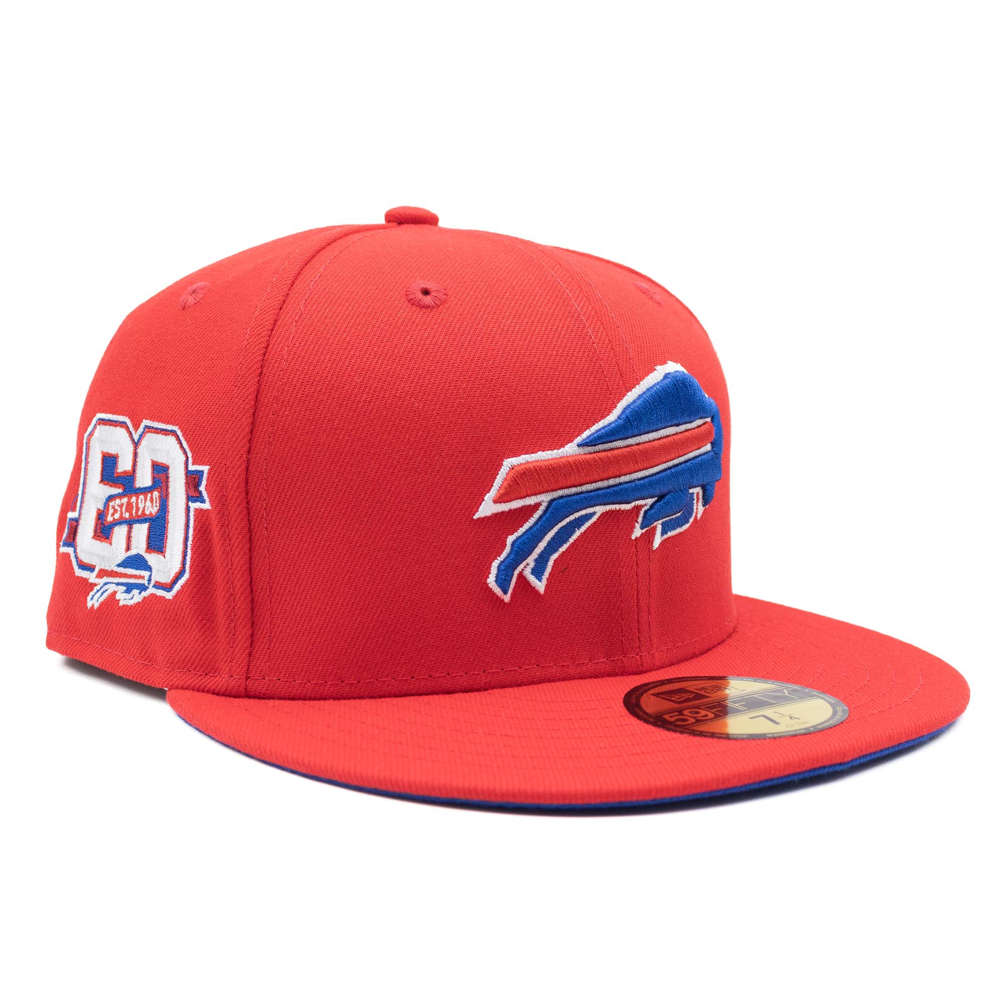 Buffalo Bills 60th Anniversary New Era 59FIFTY Fitted NFL Cap Rot