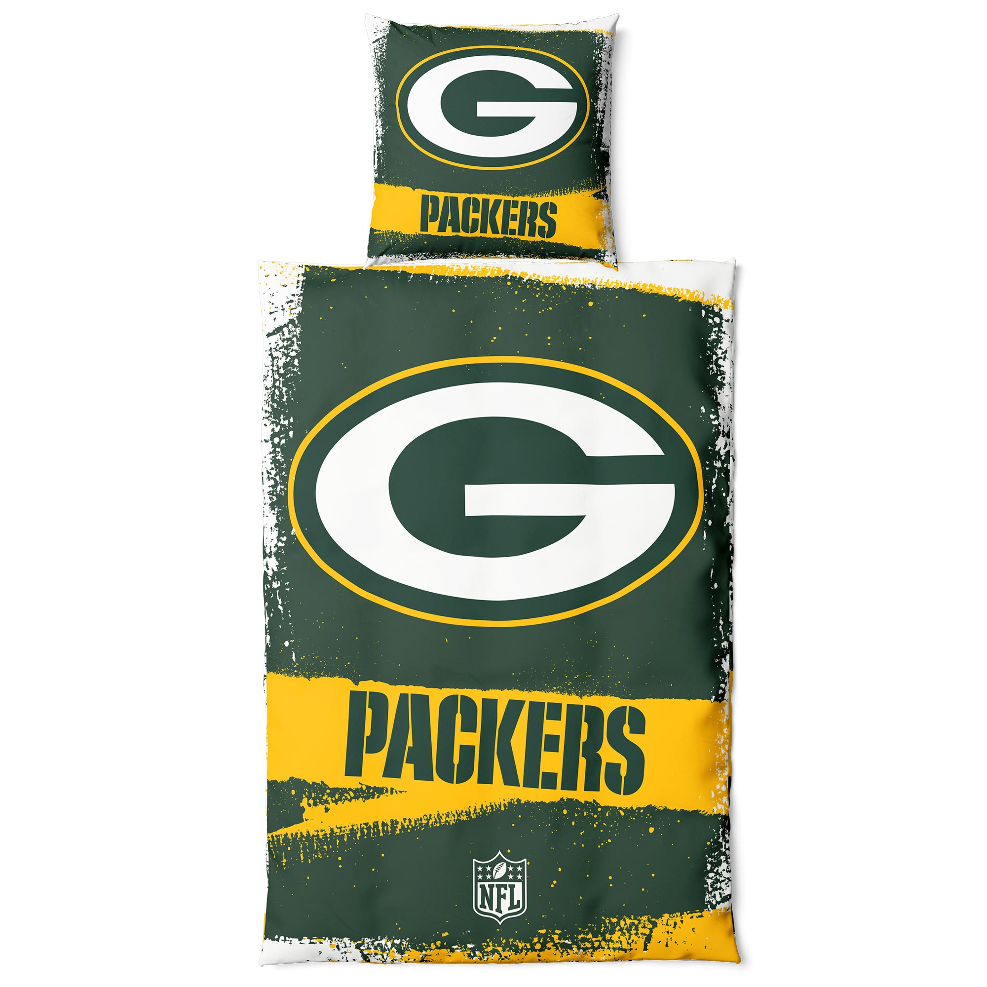 Green Bay Packers Raw NFL Bettwäsche-Set