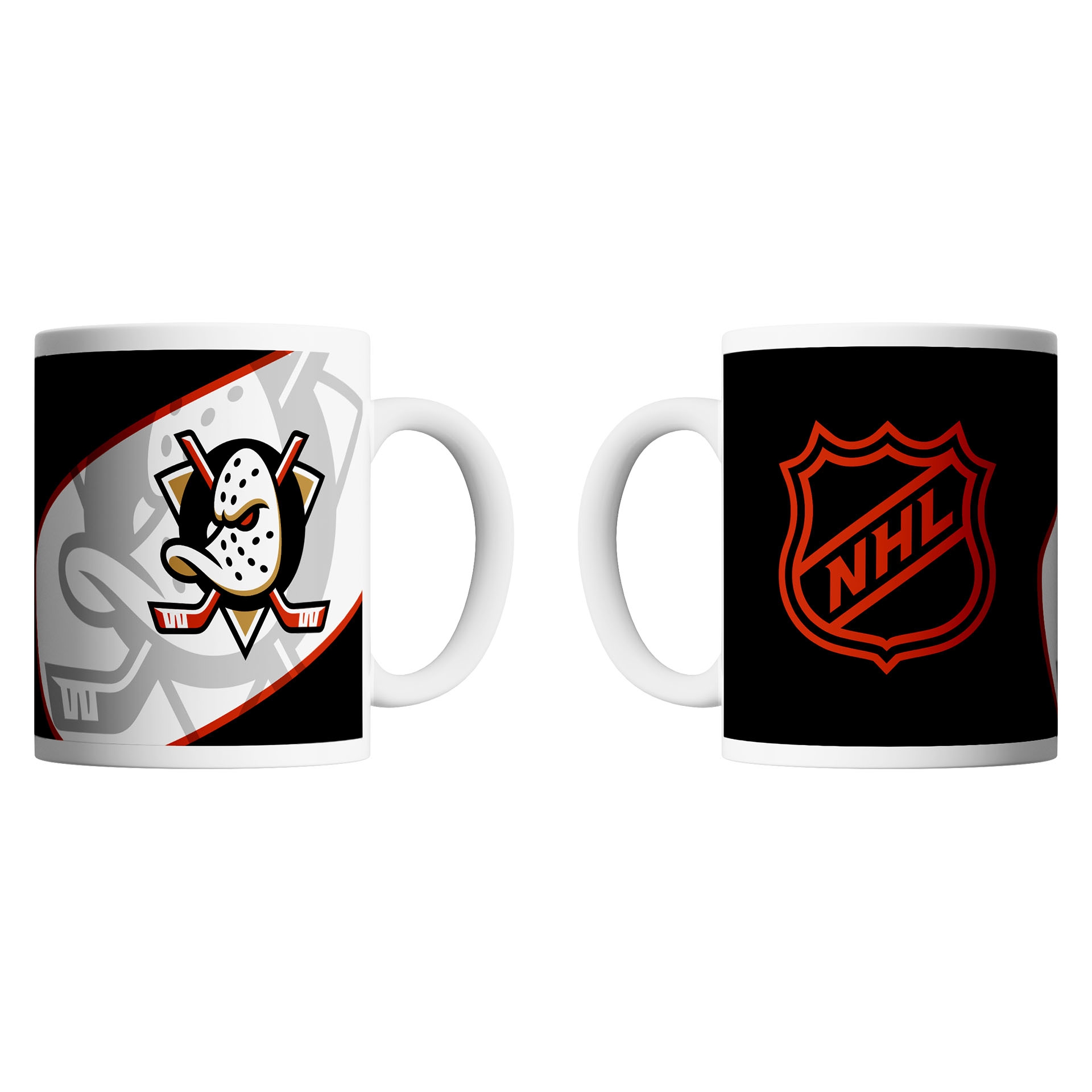 Anaheim Ducks Shadow Logo & Shield NHL Becher (330 ml)