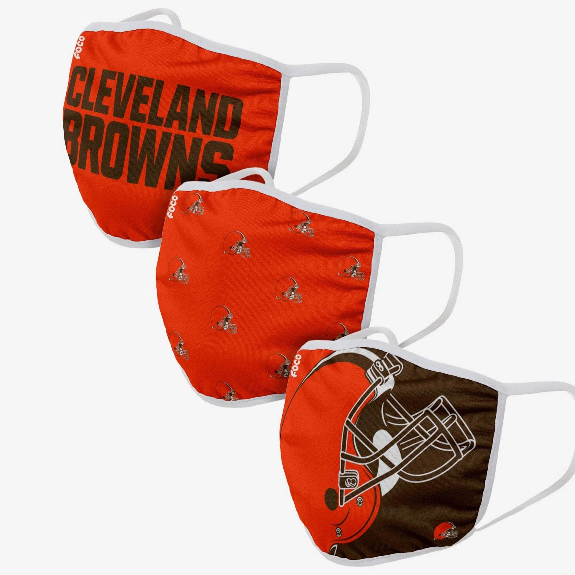 Cleveland Browns NFL Face Mask Mundschutz MNS (3er-Pack)