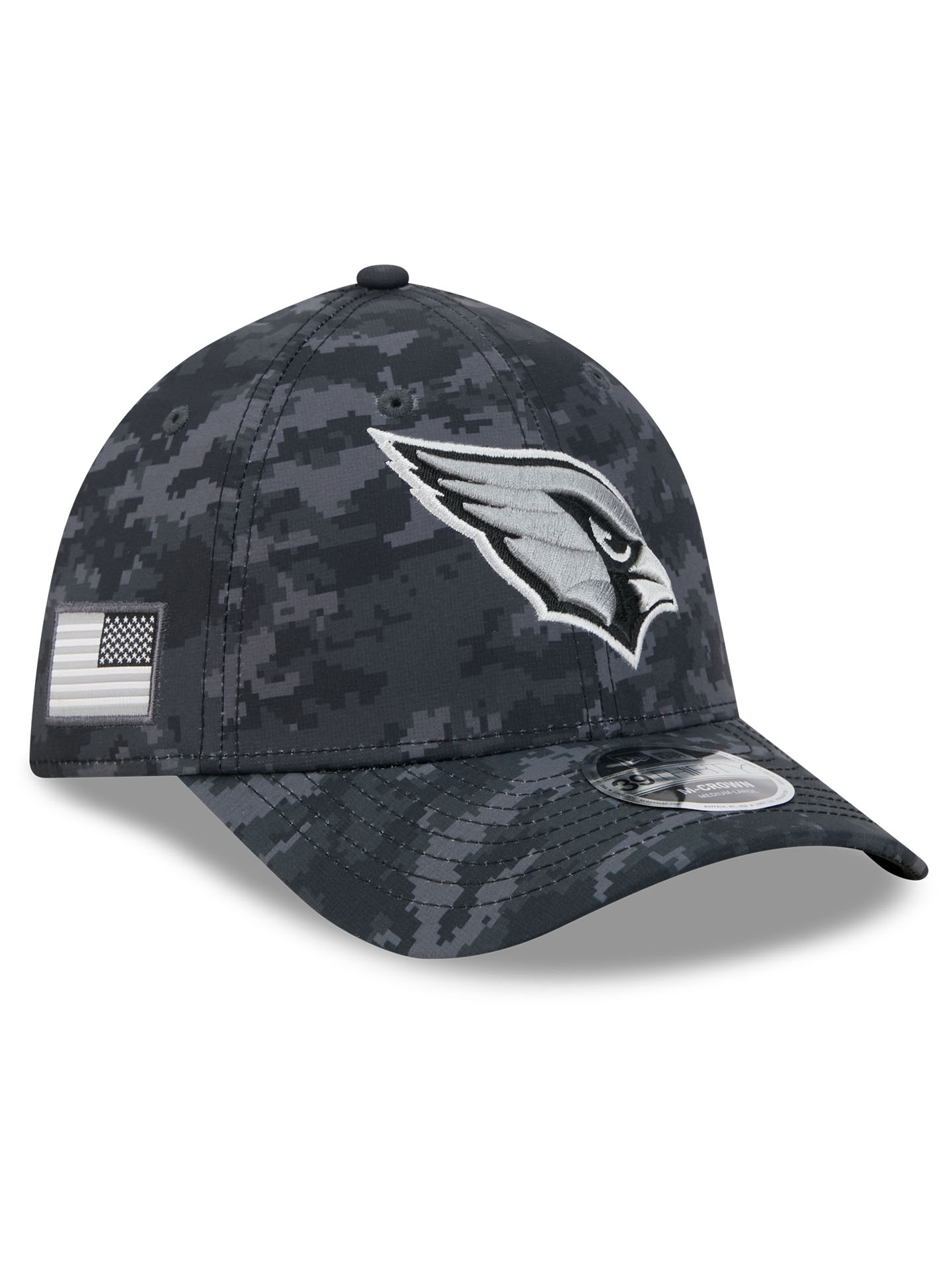 Arizona Cardinals 2026 NFL Salute to Service 39THIRTY M-Crown Flex Cap Schwarz