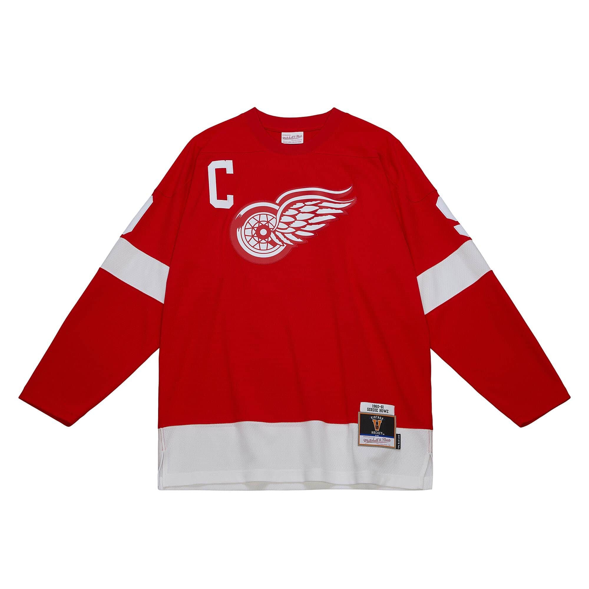 Gordie Howe #9 Detroit Red Wings 1960-61 Mitchell & Ness NHL Trikot