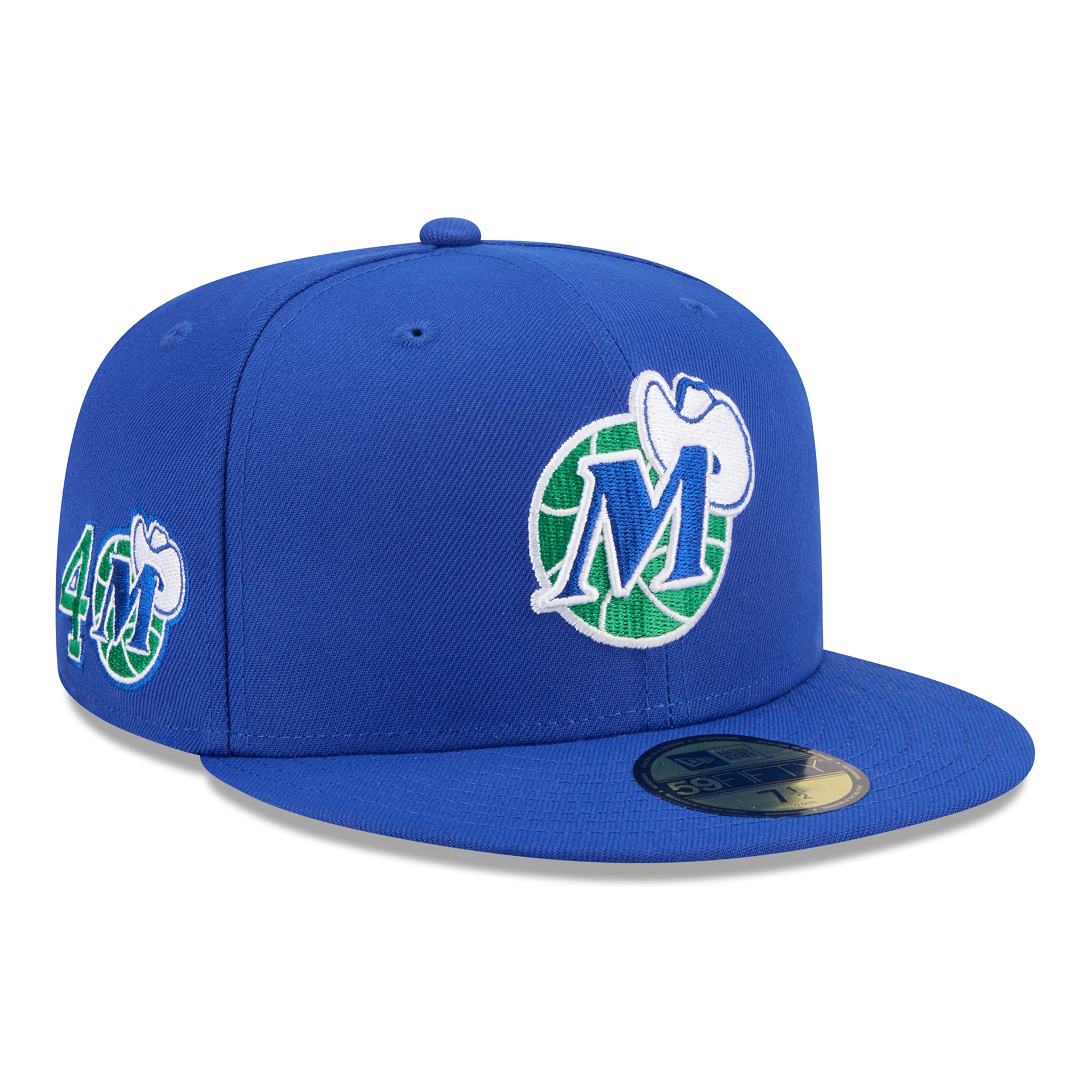 Dallas Mavericks 1974-2002 Hardwood Classics 59FIFTY Fitted Cap Blau