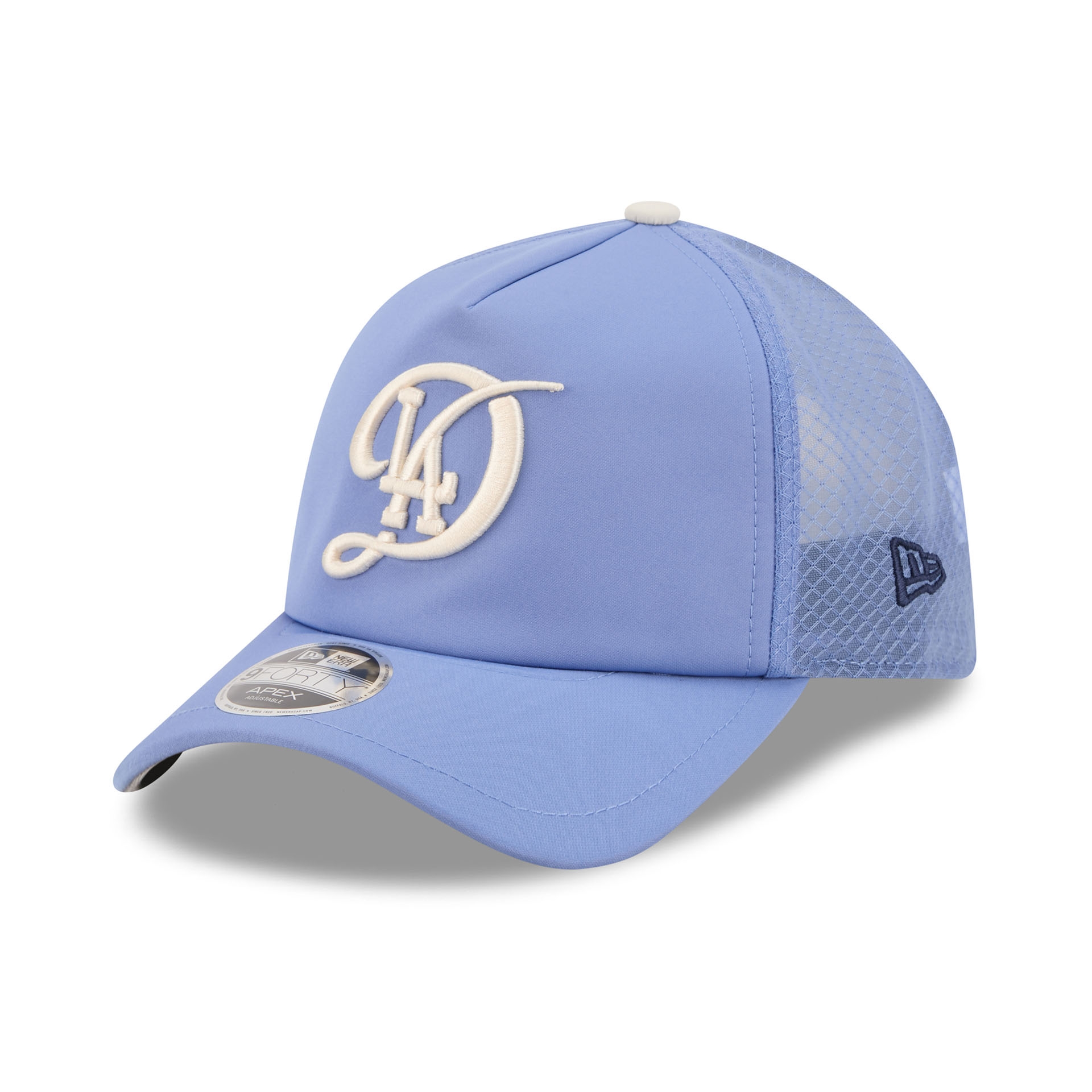 Los Angeles Dodgers 2026 MLB City Connect 9FORTY APEX Trucker Cap Blau