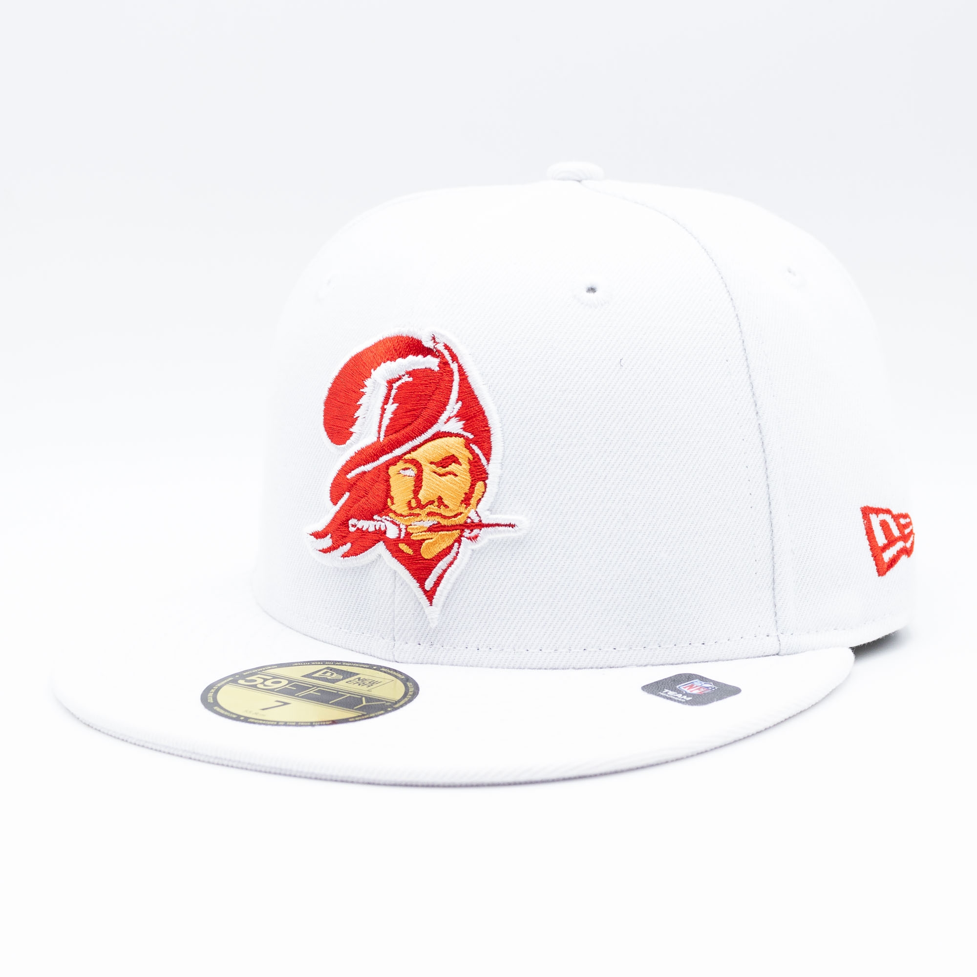 Tampa Bay Buccaneers Throwback New Era 59FIFTY Fitted NFL Cap Weiß