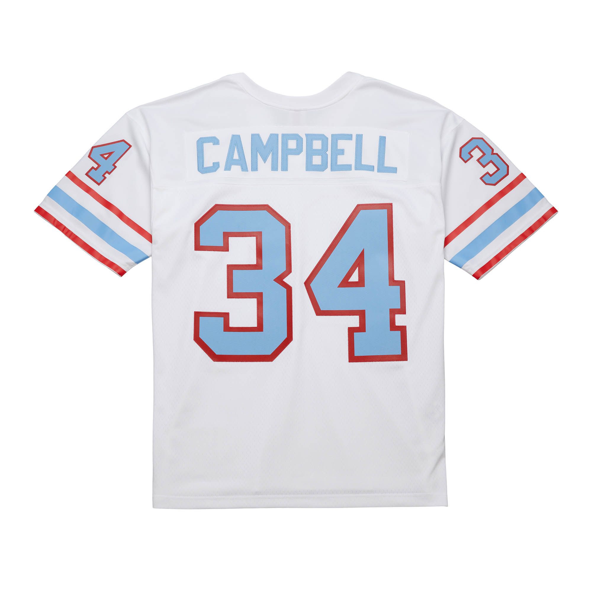 Earl Campbell #34 Houston Oilers 1979 Legacy Throwback NFL Trikot Weiß